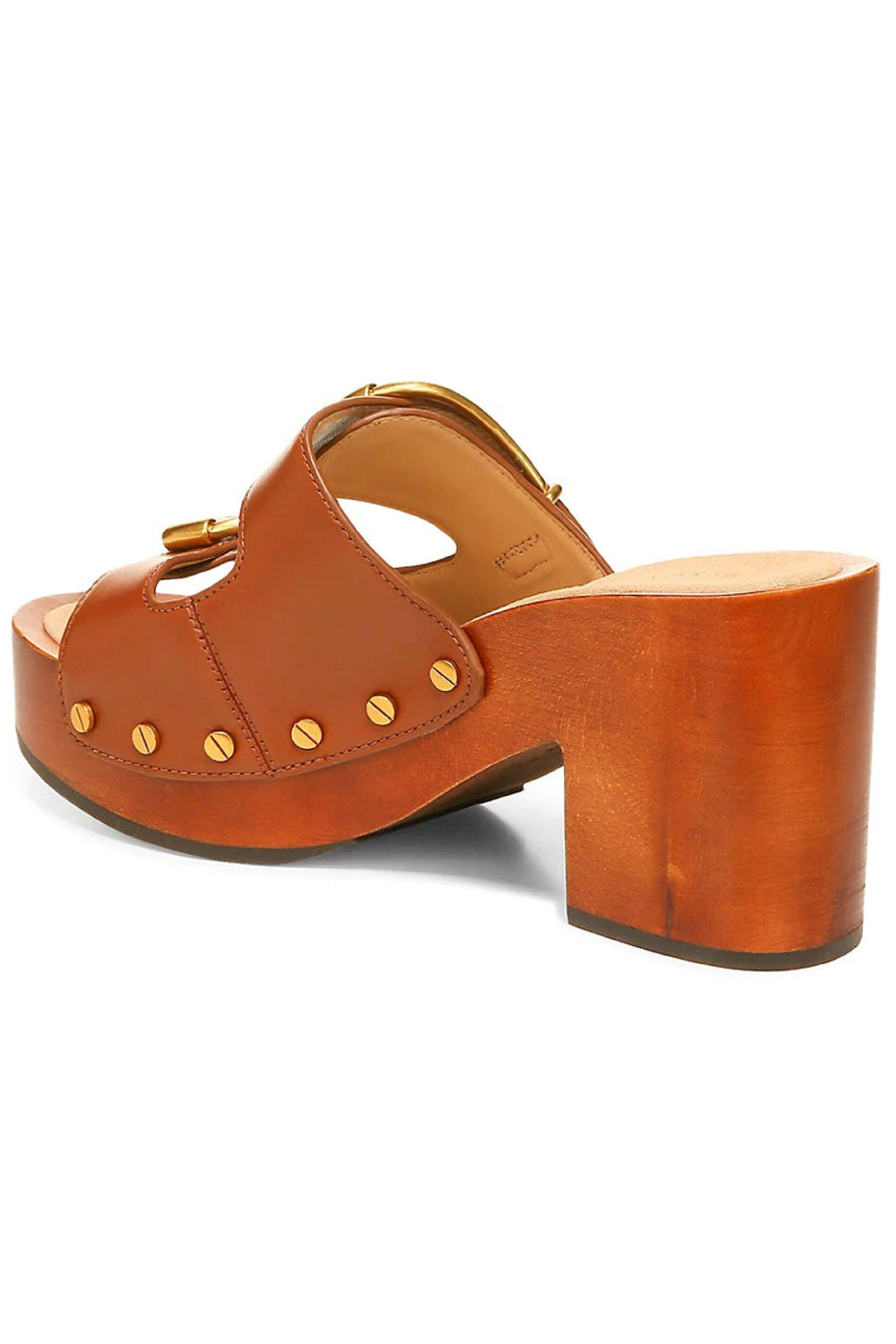 Veronica Beard - Halifax Leather Clog in Hazelwood