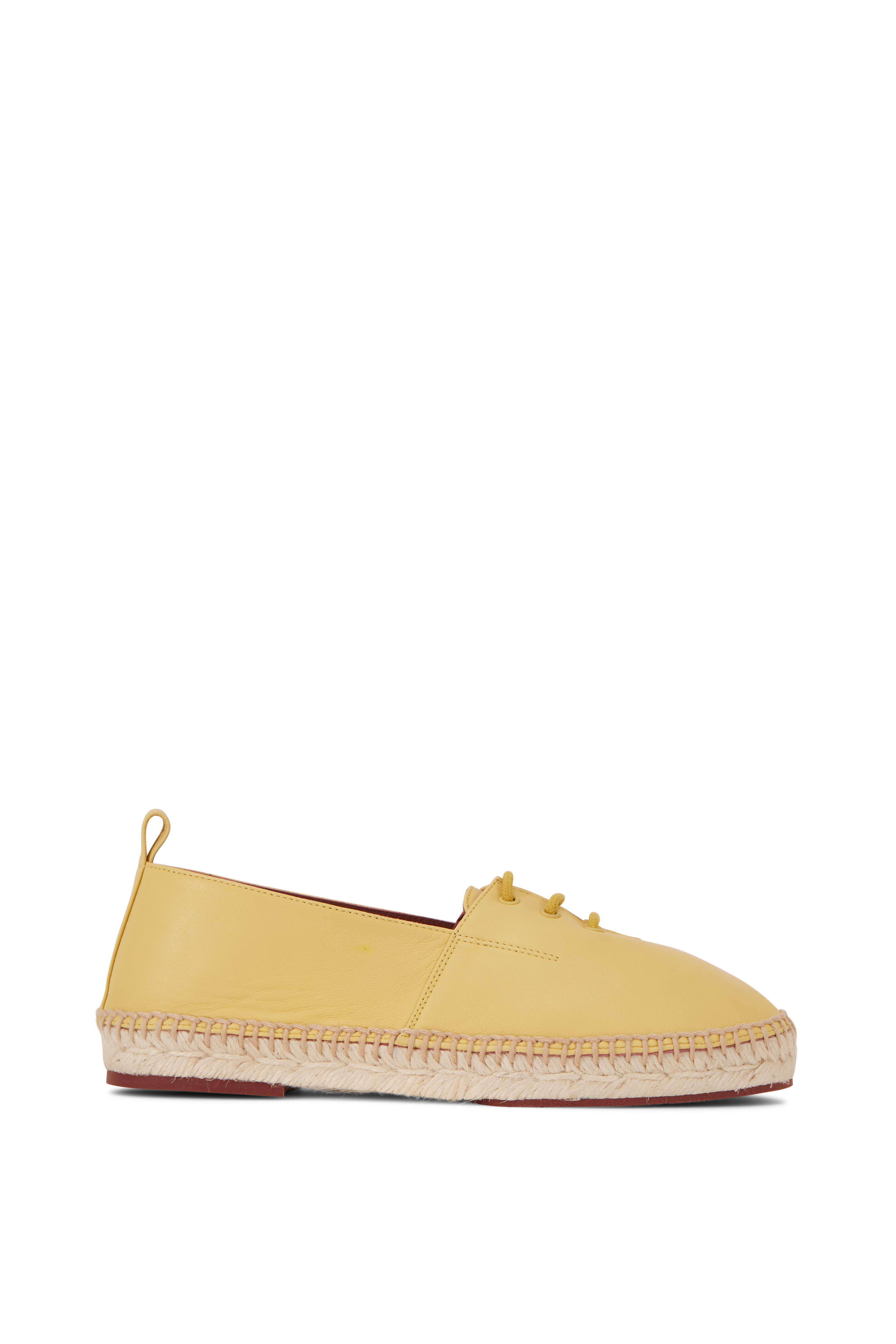 Loro Piana - Buttercup Leather Lace Up Espadrilles