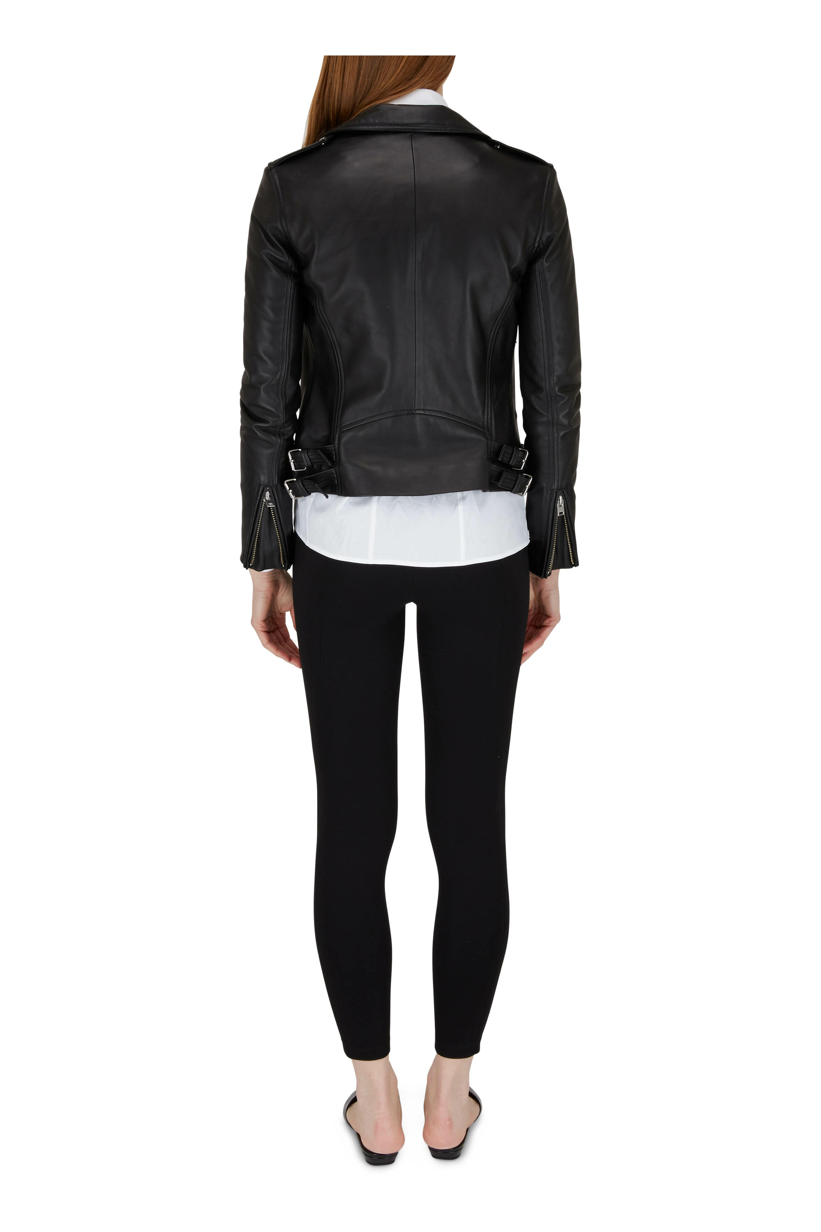 IRO - Han Black Leather Jacket | Mitchell Stores