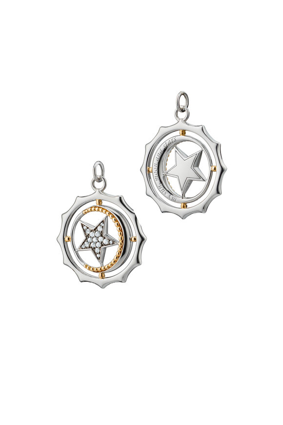 Monica Rich Kosann - Two Tone Sun, Moon & Stars Charm