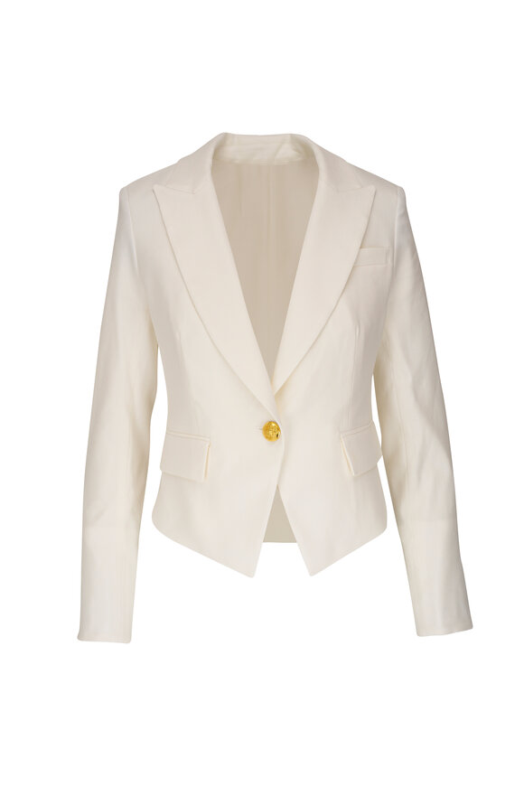 VIP【送料関税込】CELINE COTTON SINGLE-BREASTED JACKET Single-breasted jacket with side slits beige light | Calliope