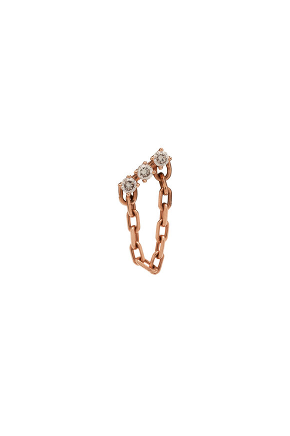 Kai Linz - Saint Diamond Chain Earrings