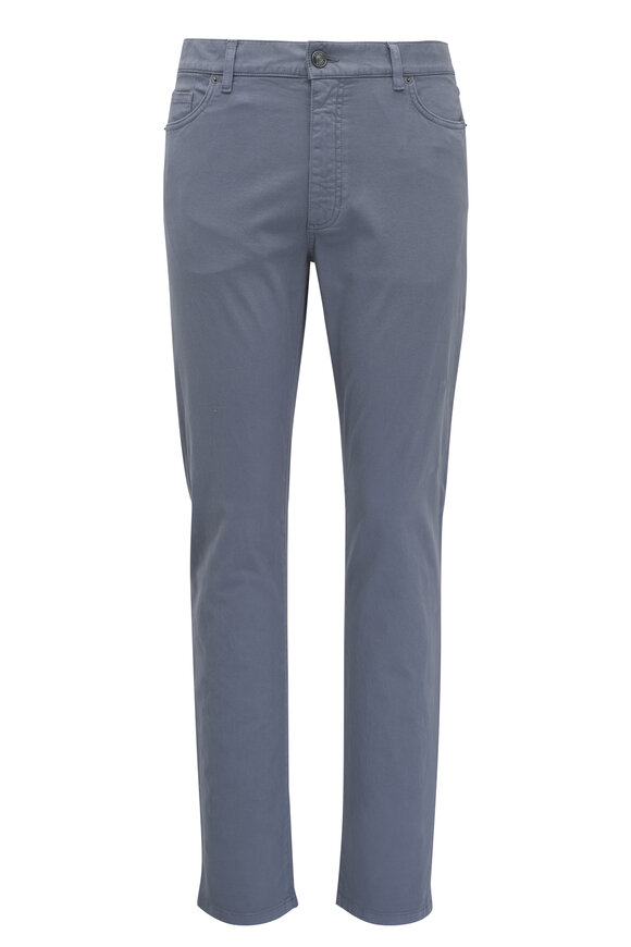 ワコマリア Zegna / STRAIGHT FIT TROUSERS M Black Cotton and Wool Pants SS25 29999696 | Zegna AU