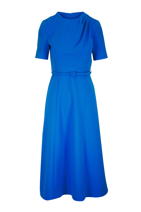 Carolina Herrera Bluebell Belted Midi Dress