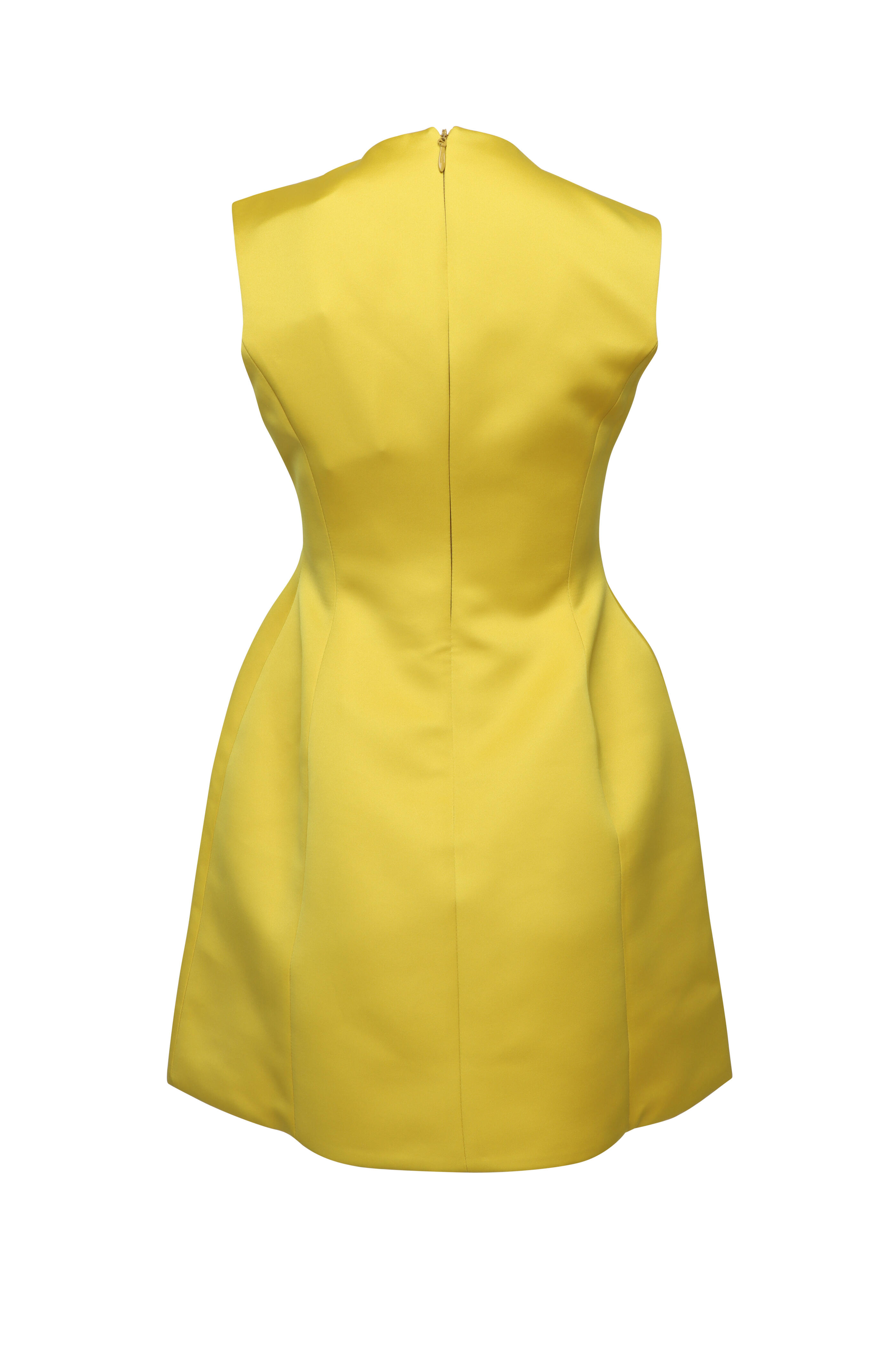 Leo Lin - Bree Mustard Embroidered Mini Dress