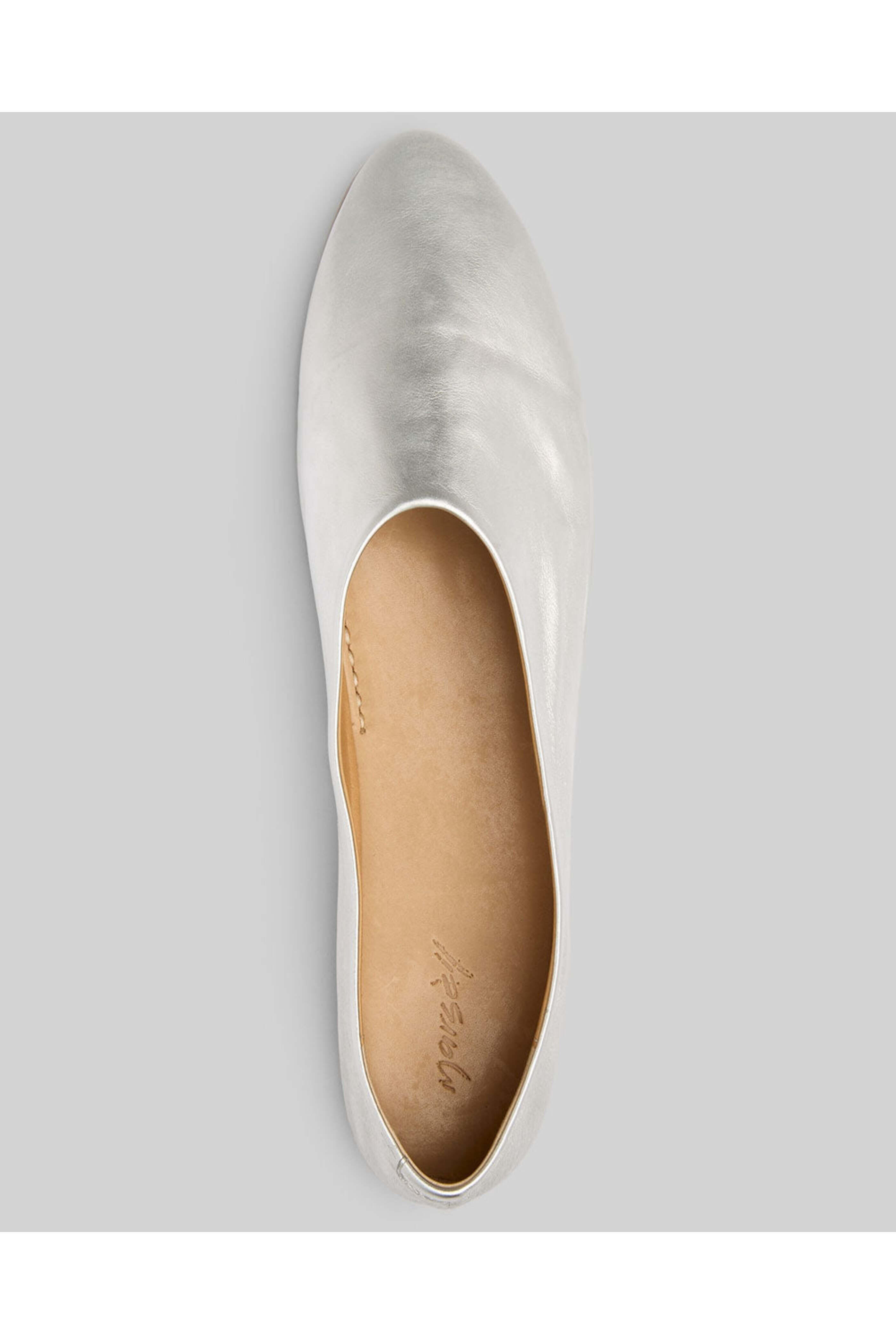 バレエシューズ Marsell Coltellaccio Ballerinas Men's Brown Leather Ballerina Shoes Coltellaccio Forata