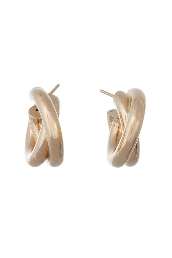 Sidney Garber Intertwined Hoop Earrings