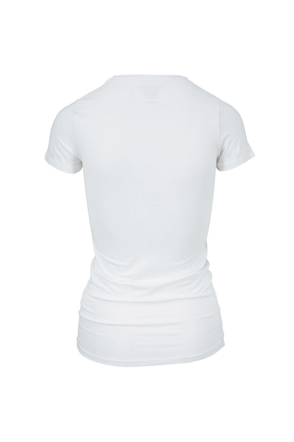 Majestic - White Soft Touch Short Sleeve T-Shirt