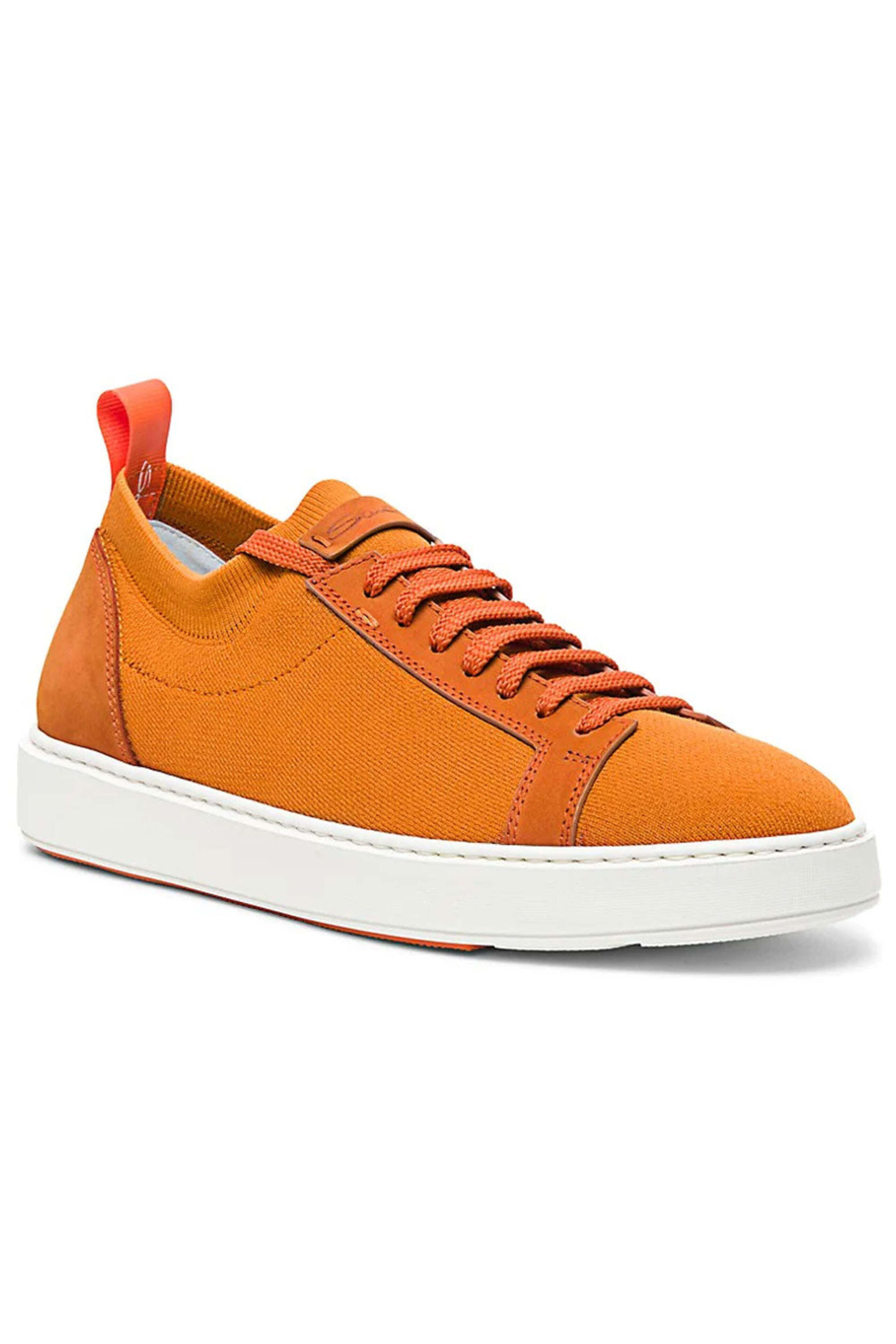 Santoni - Daftest Sneaker in Orange | Mitchell Stores