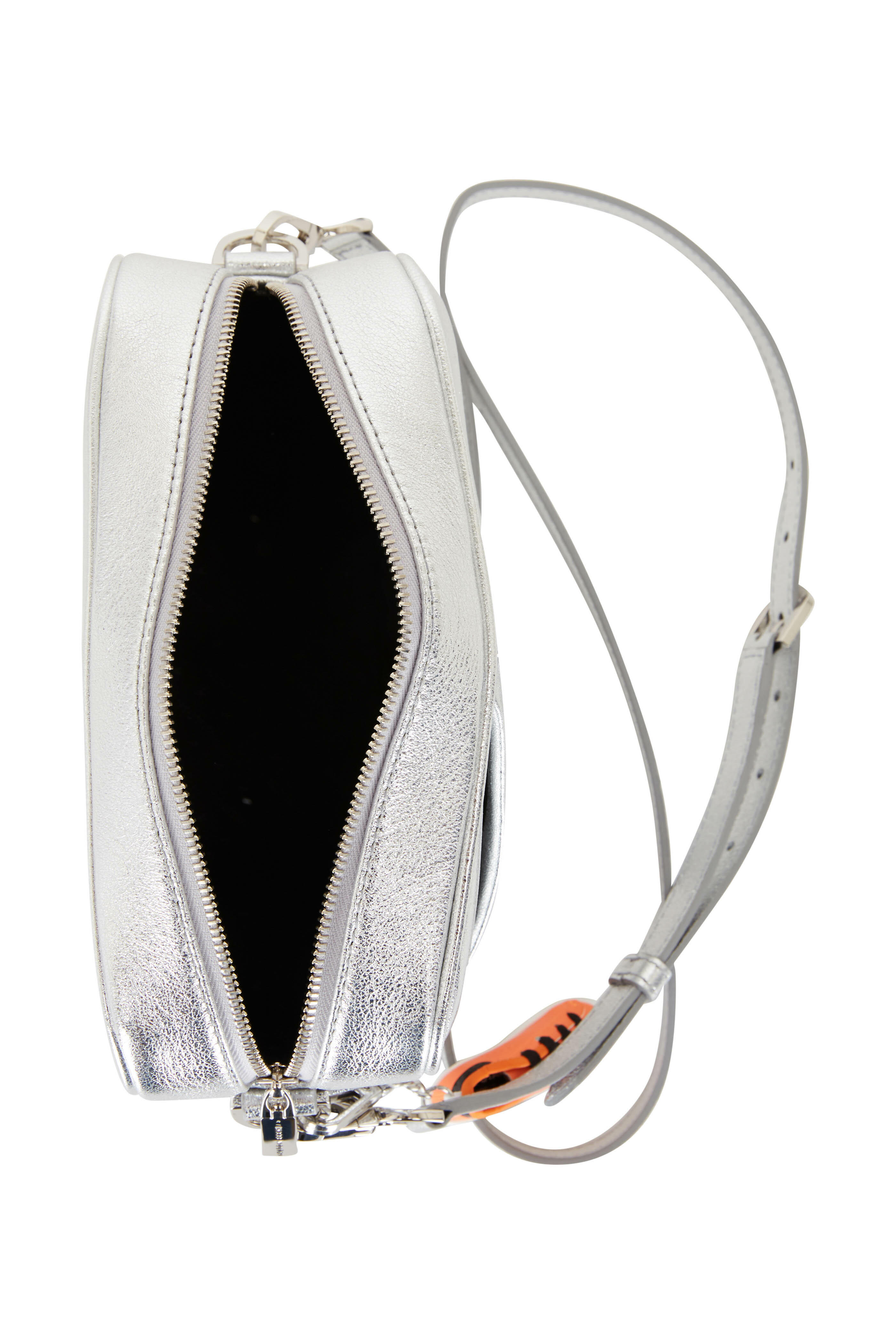 Golden Goose - Star Silver Glitter Star Leather Crossbody Bag