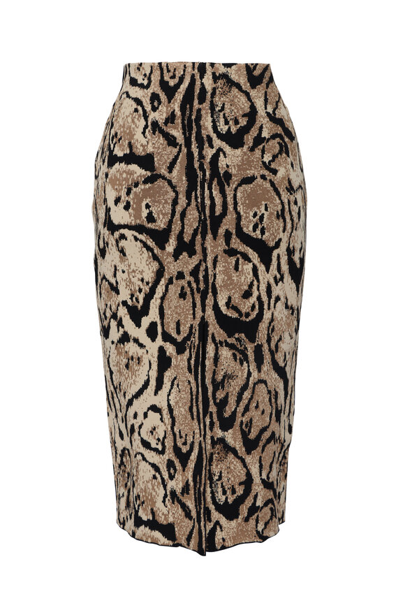 Stella McCartney Cloud Leopard Skirt - view 2