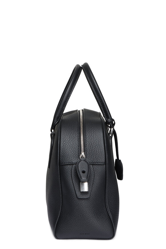 The Row India 12.00 Black Leather Top Handle Bag - view 3