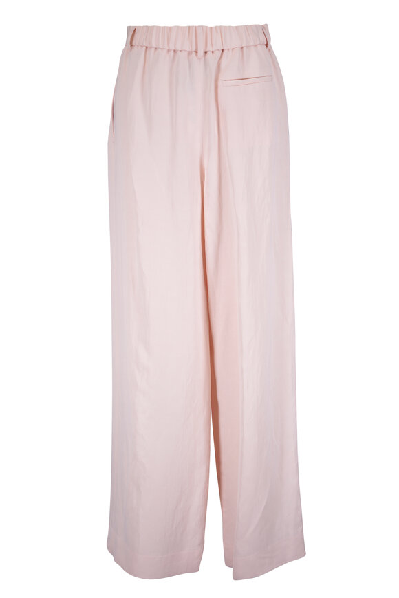 TWP Hudson St Pink Cotton & Linen Coated Pant - view 6