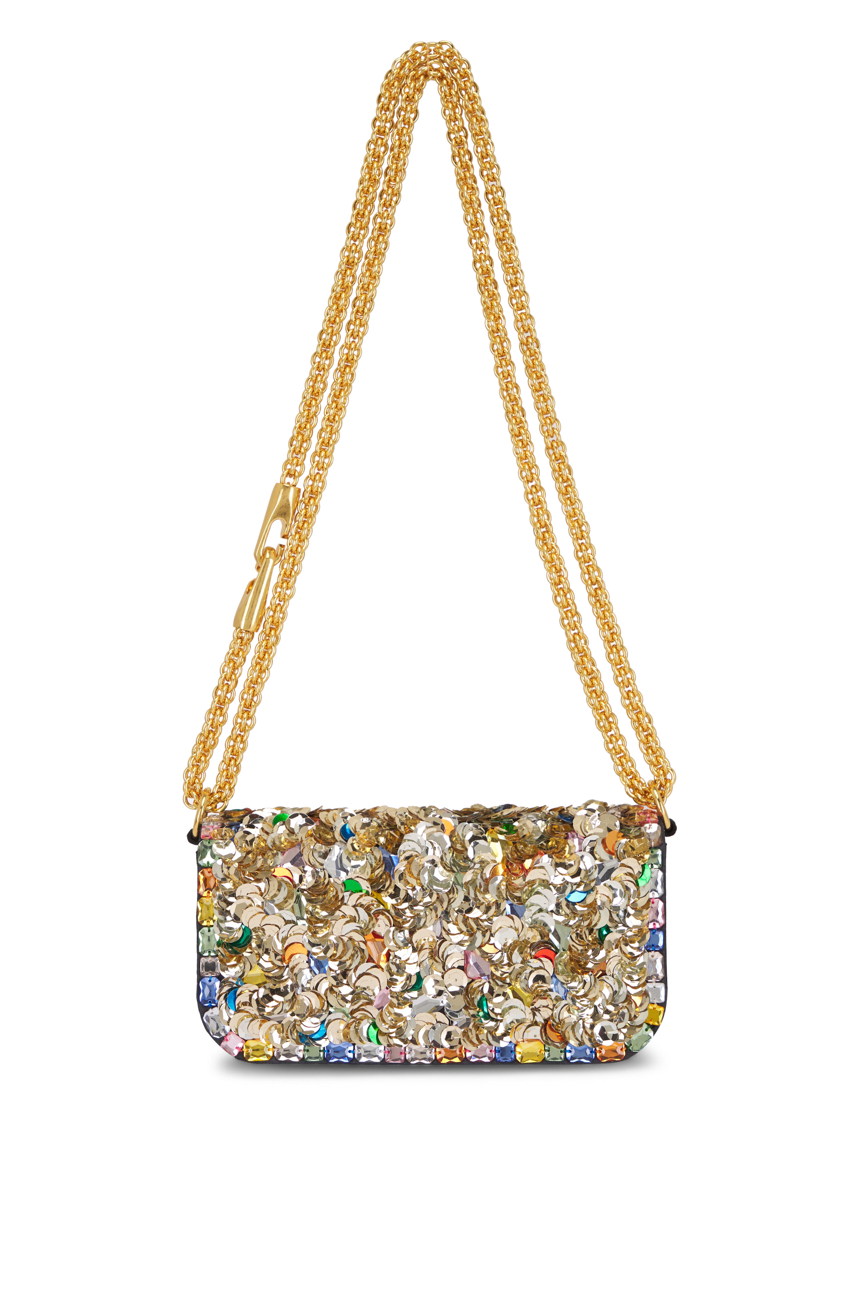 Valentino Garavani - Loco Multicolor Sequin Shoulder Bag