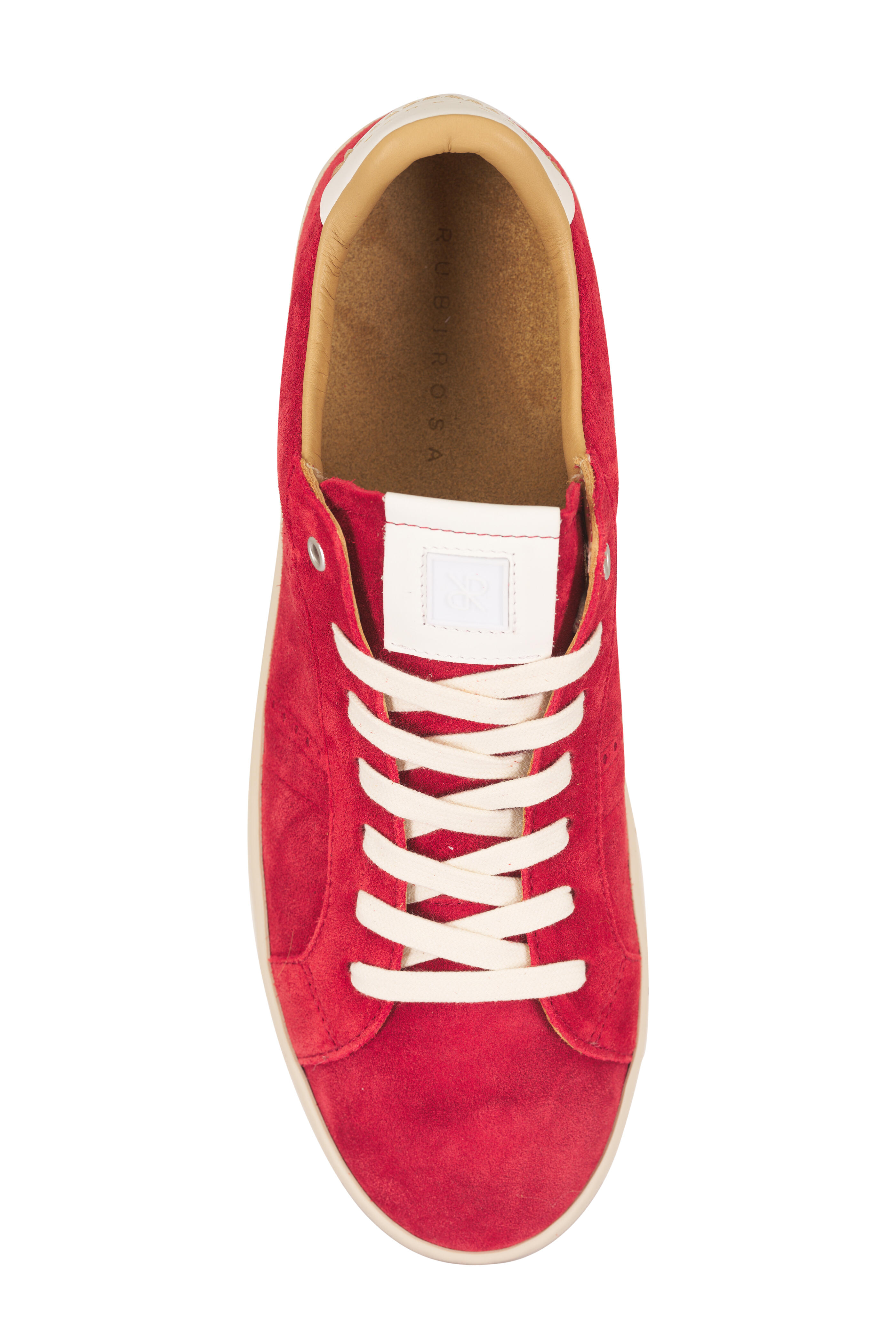 Rubirosa - Odile Red Suede Low Top Sneaker