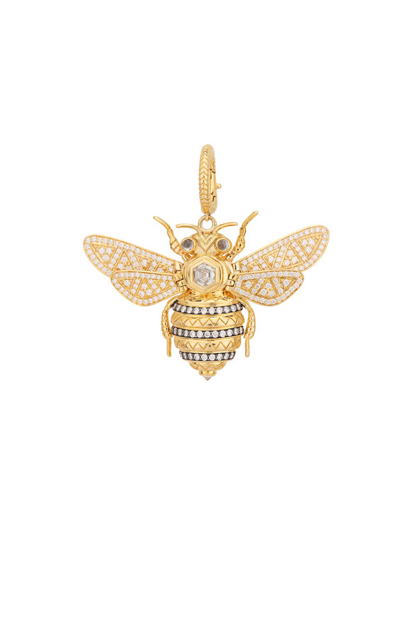 Harwell Godfrey Diamond Honey Bee Pendant