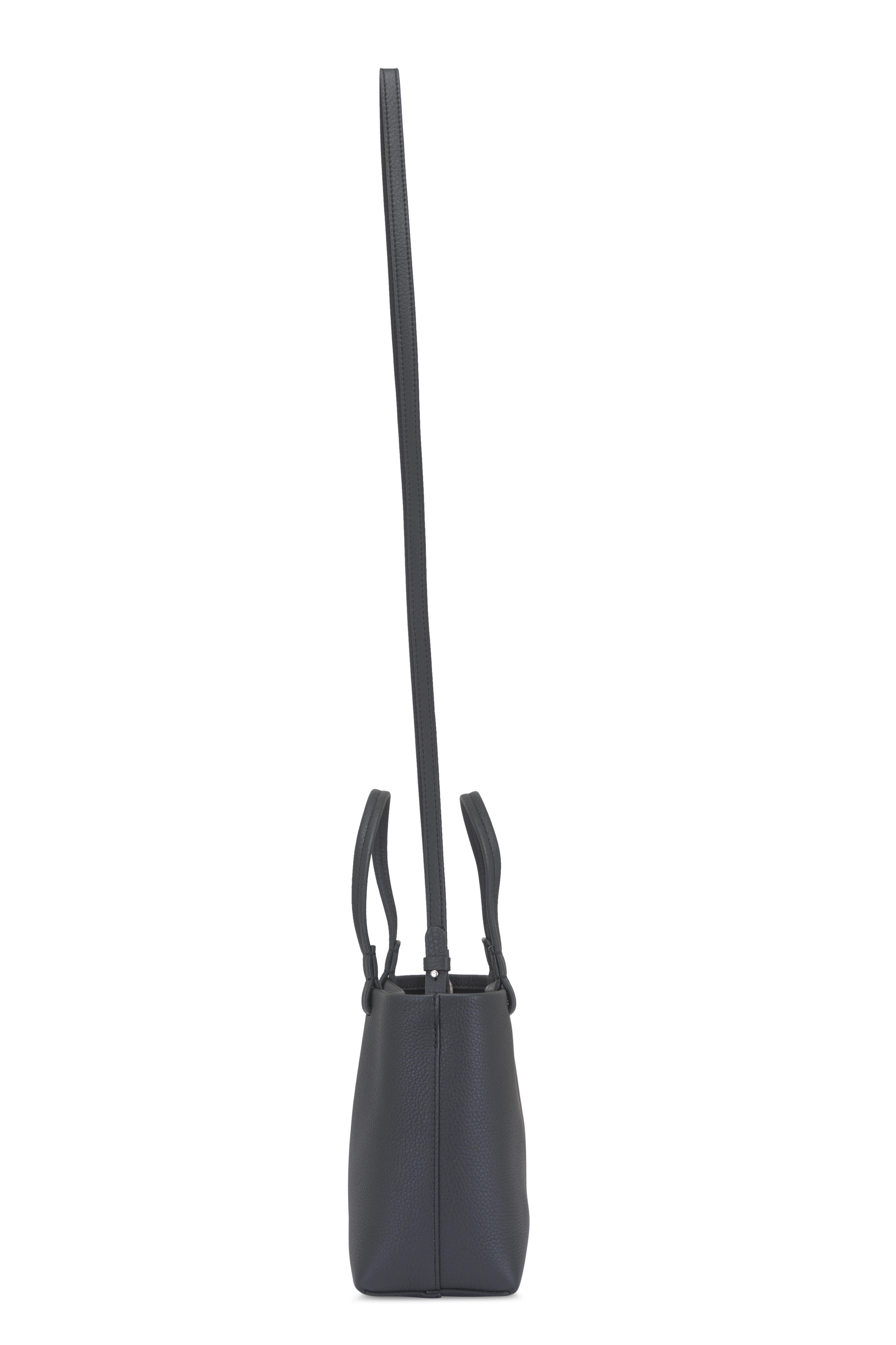 The Row - Small Park Dark Pine Leather Tote