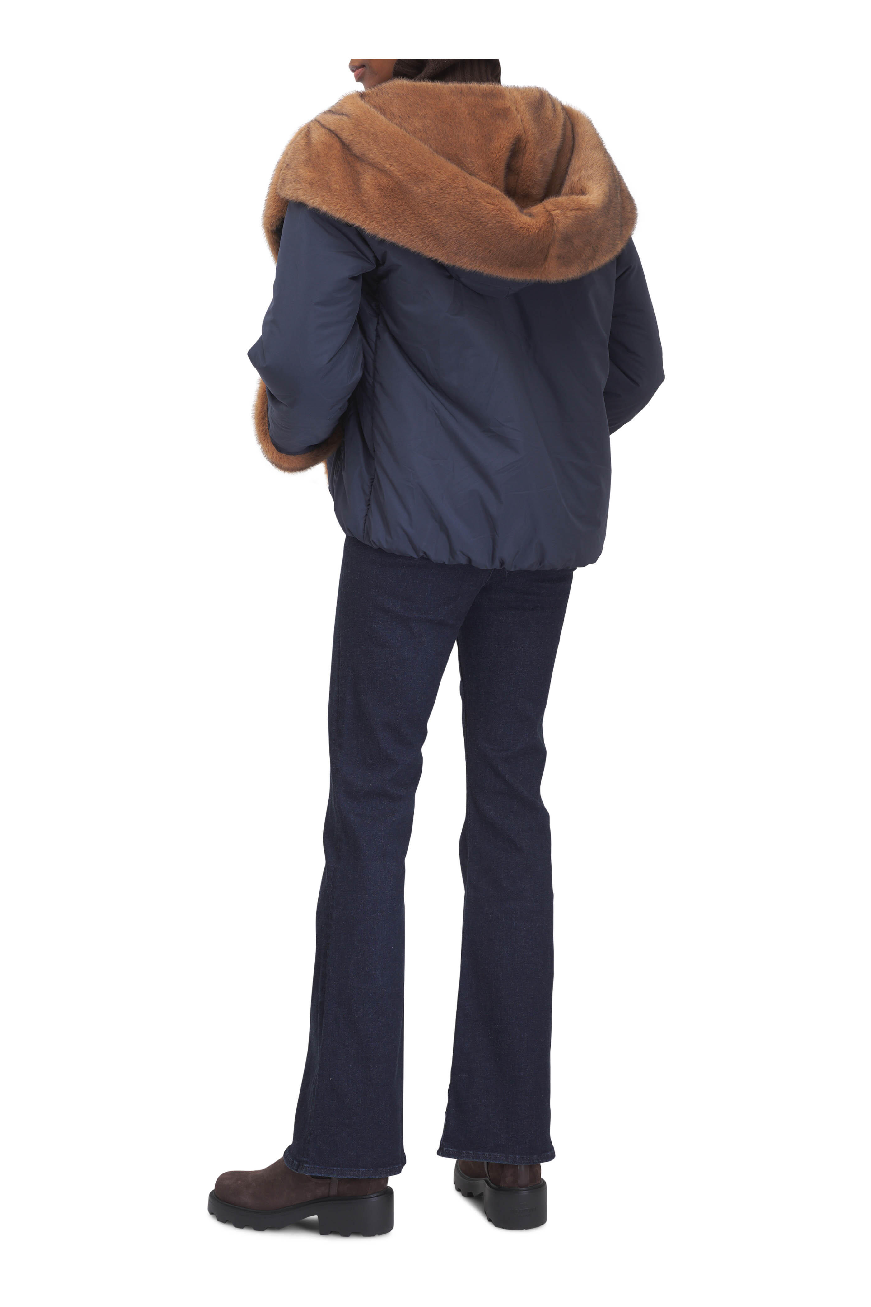 Veronica Beard - Beverly Off-Duty Dark Wash Skinny Flare Jean