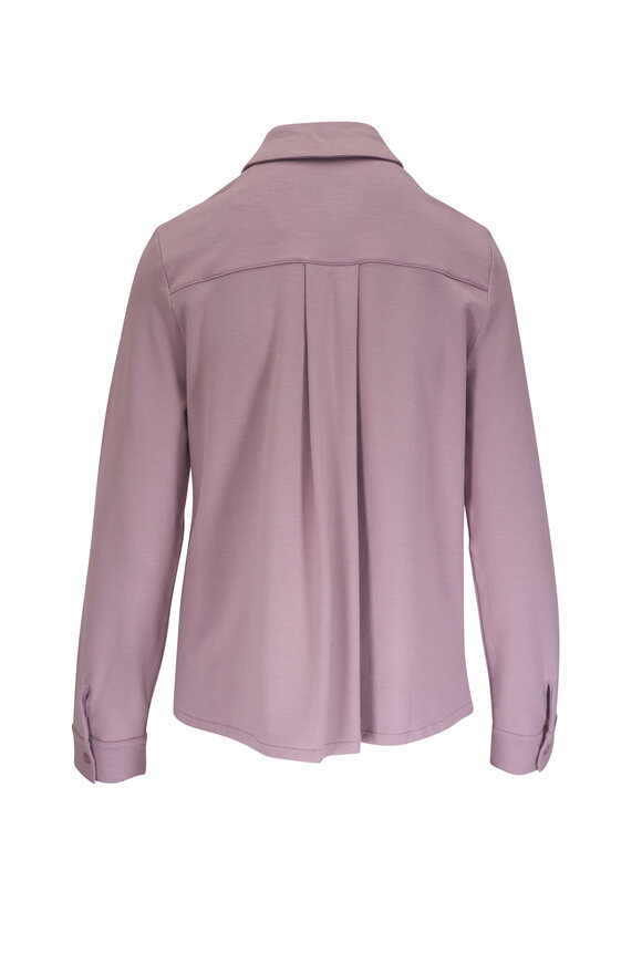 Majestic - Lilac Soft Touch Relaxed Button Down Top