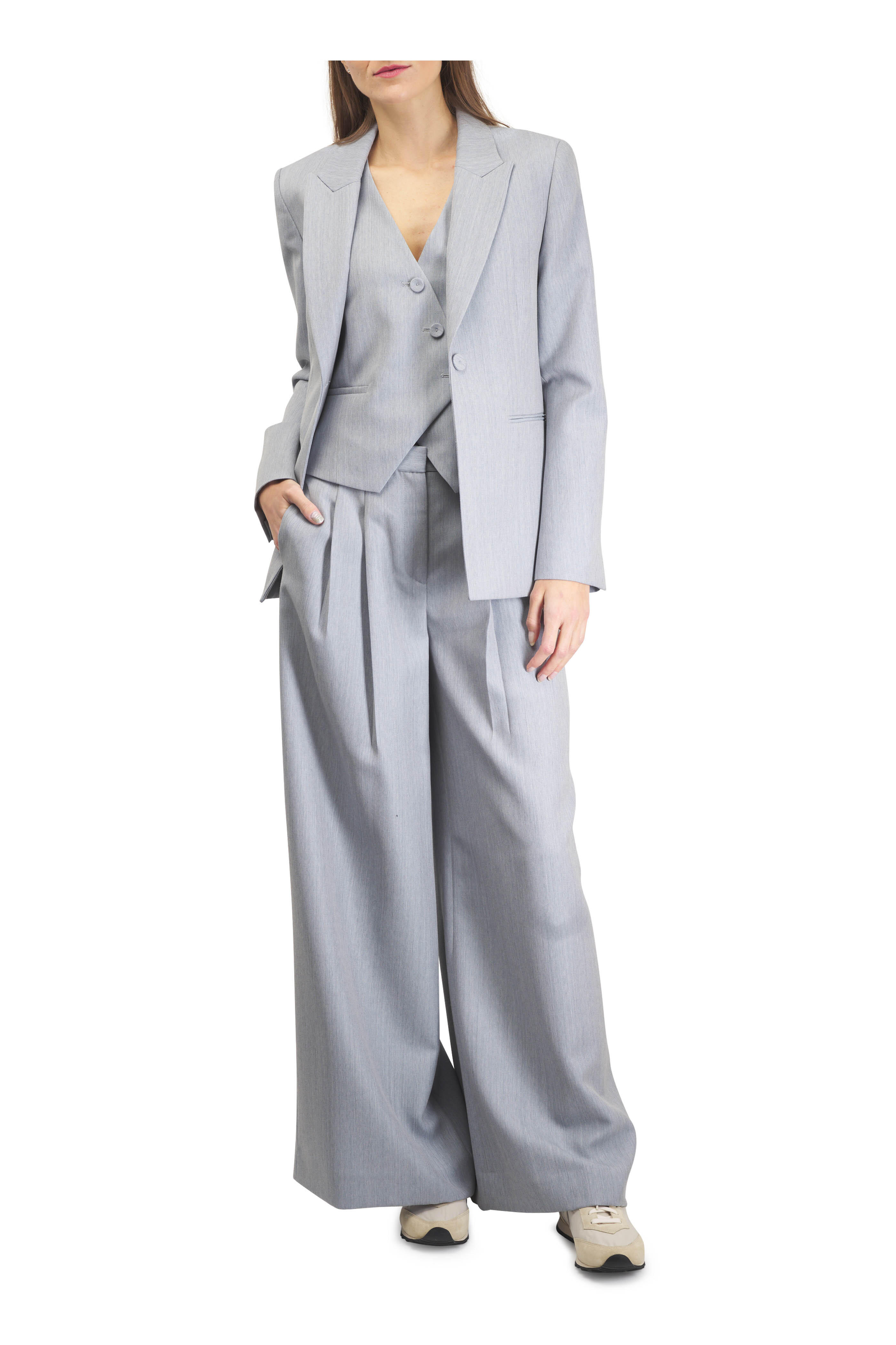 TWP - Tyler Blue Italian Wool Twill Vest