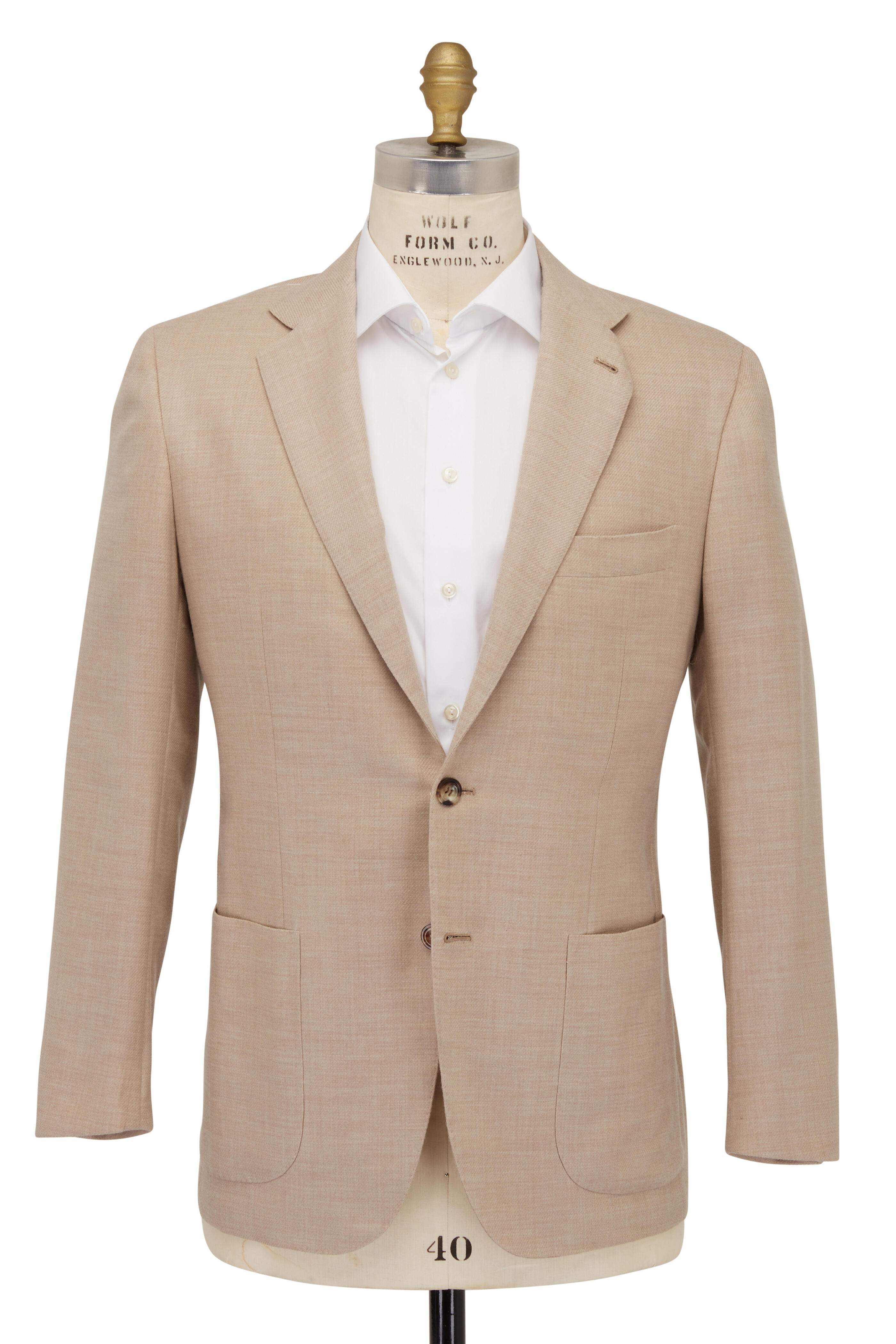 Kiton - Camel Cashmere Stretch Sportcoat