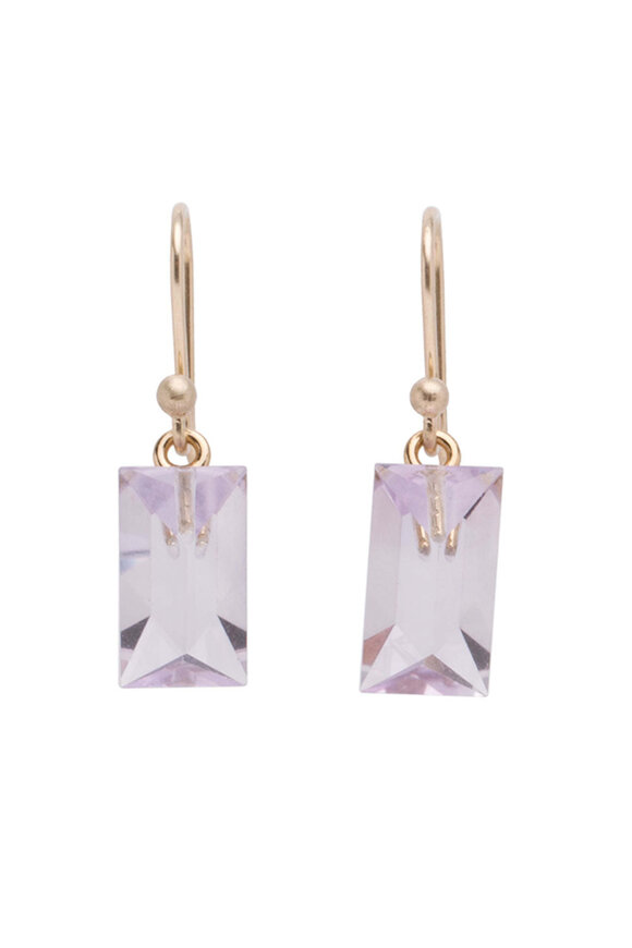 Ted Muehling Amethyst Gem Earrings - view 1
