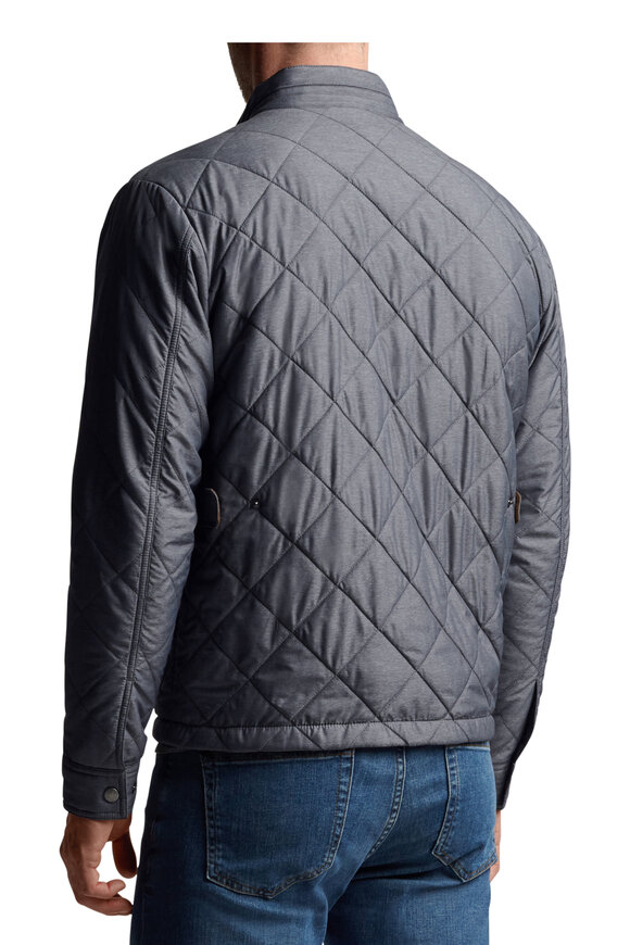 Peter Millar - Norfolk Iron Quilted Bomber Jacket 