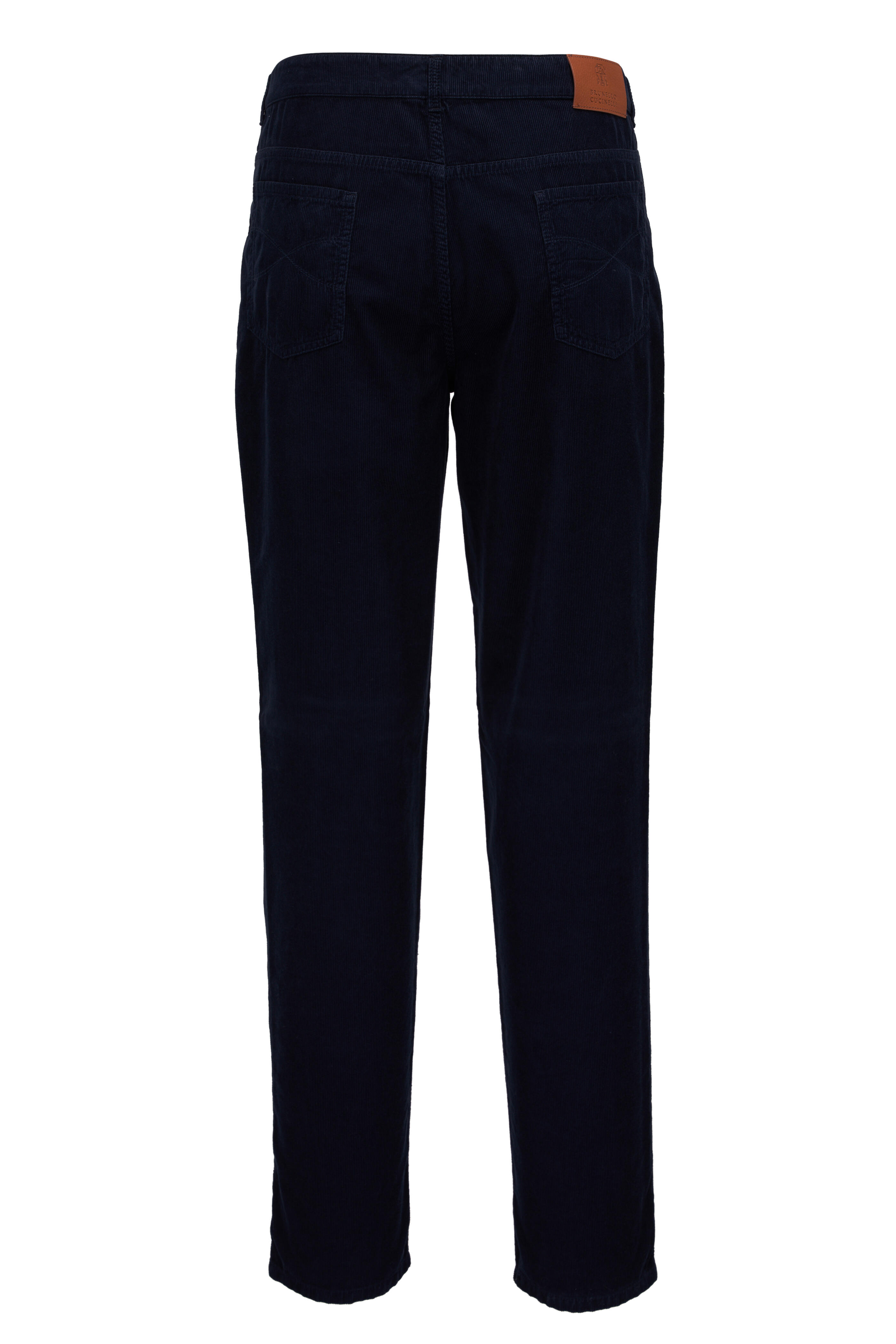 Brunello Cucinelli - Navy Cotton Corduroy Five Pocket Pant