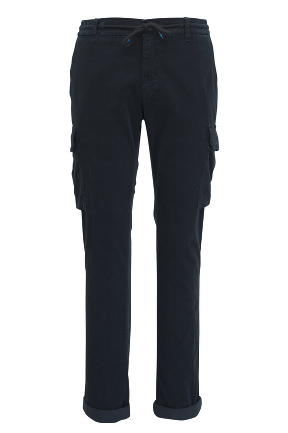 Masons Charcoal Gray Drawstring Cargo Corduroy Pant 