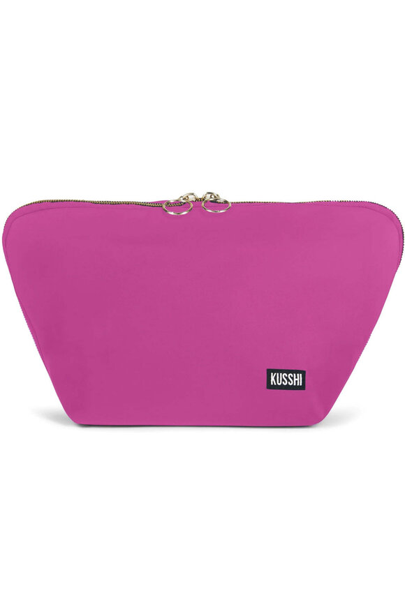Kusshi Large Vacationer Pink & Orange Makeup Bag - view 1