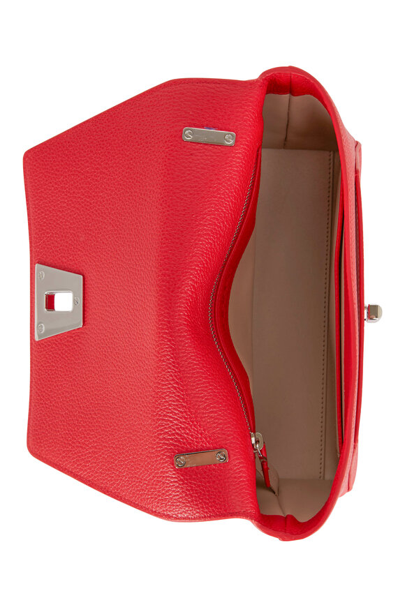Akris - Anouk Love Red Leather Small Daybag