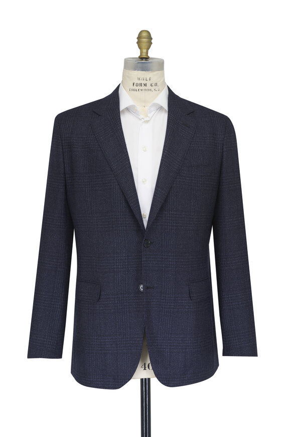 Brioni Midnight & Sky Prince of Wales Sportcoat - view 2