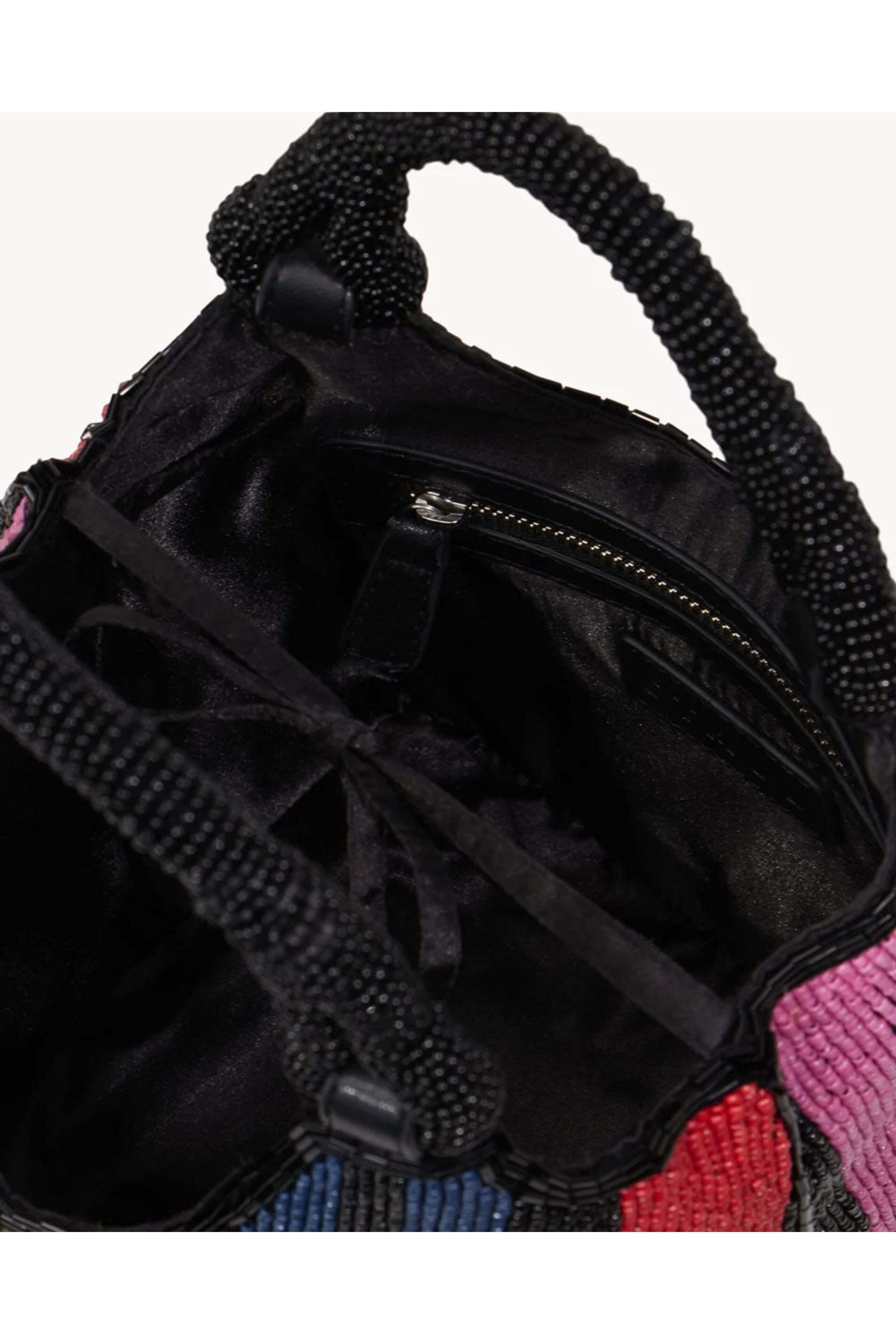 Staud - Beaded Cote Bag in Mosaic Stripe