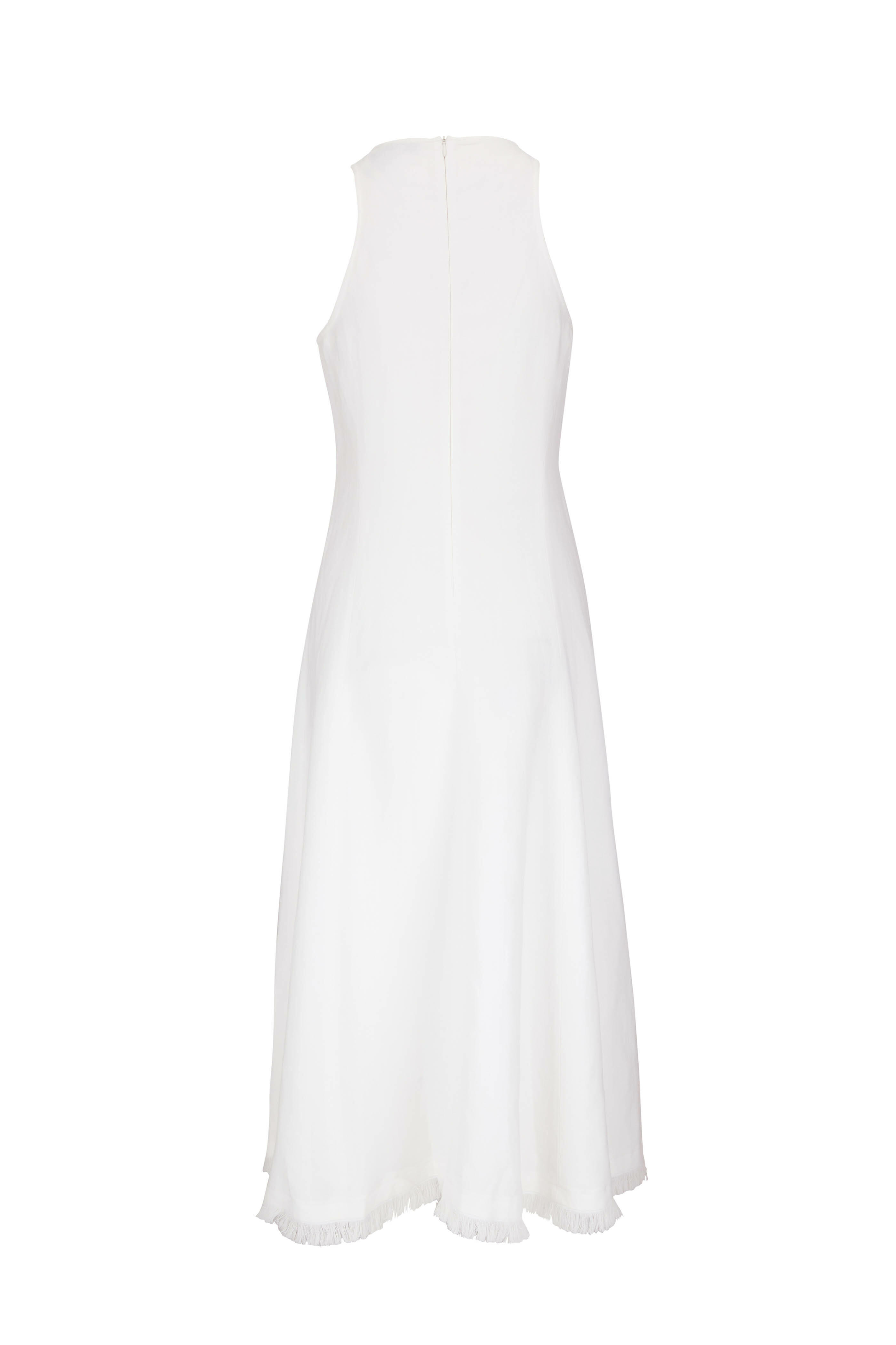 Antonelli - Mirra White Sleeveless Midi Dress | Mitchell Stores