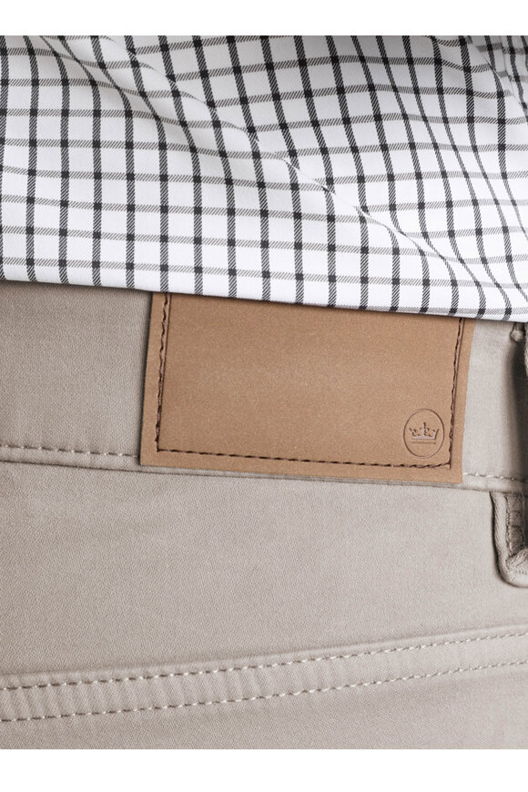 Peter Millar Gale Gray Sateen Five Pocket Pant - view 4