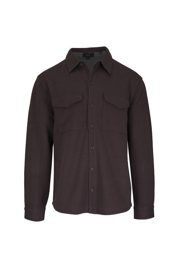 Vince Midland Brown Knit Shacket - view 1