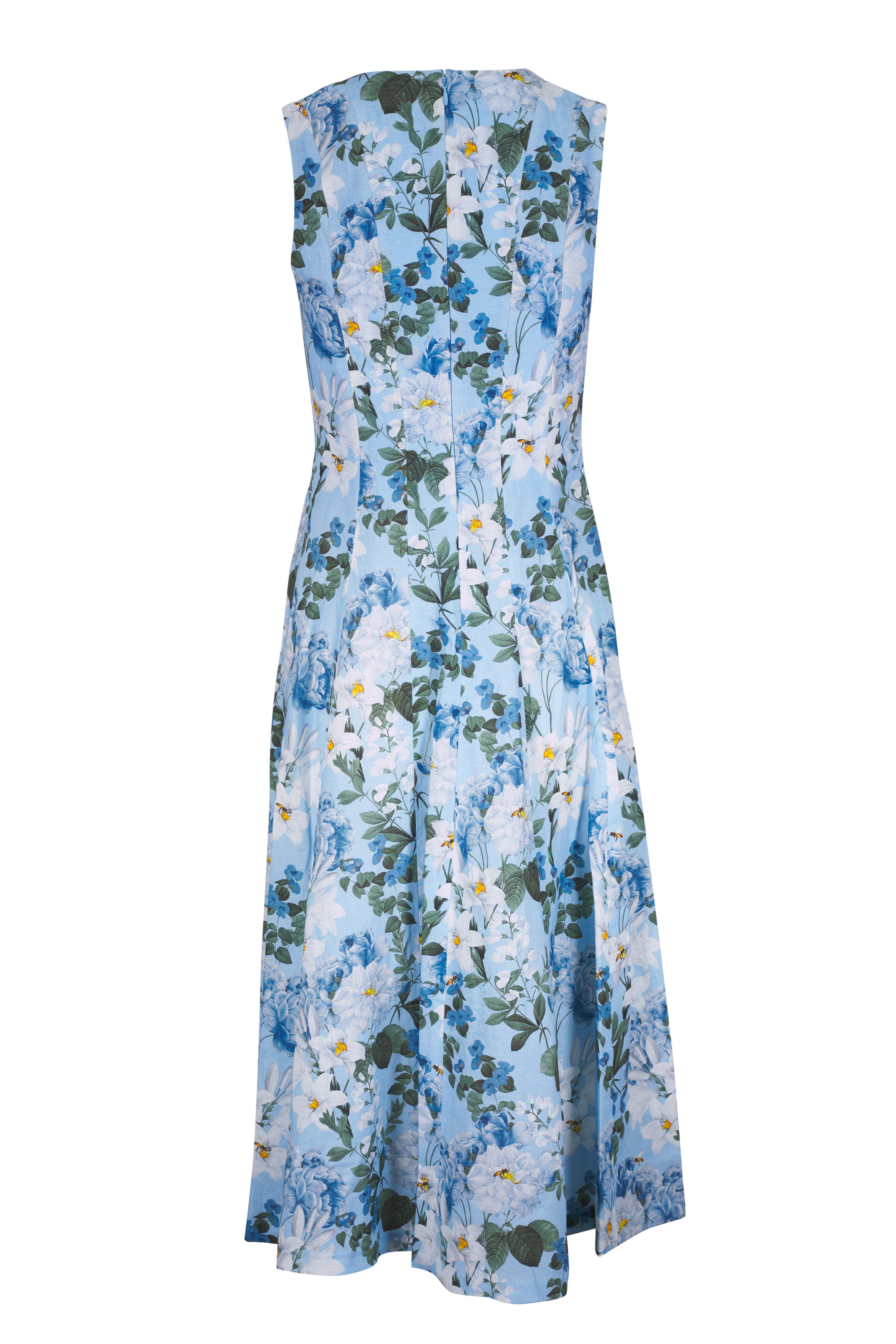 Sachin + Babi - Mariposa Delft Petals Midi Dress