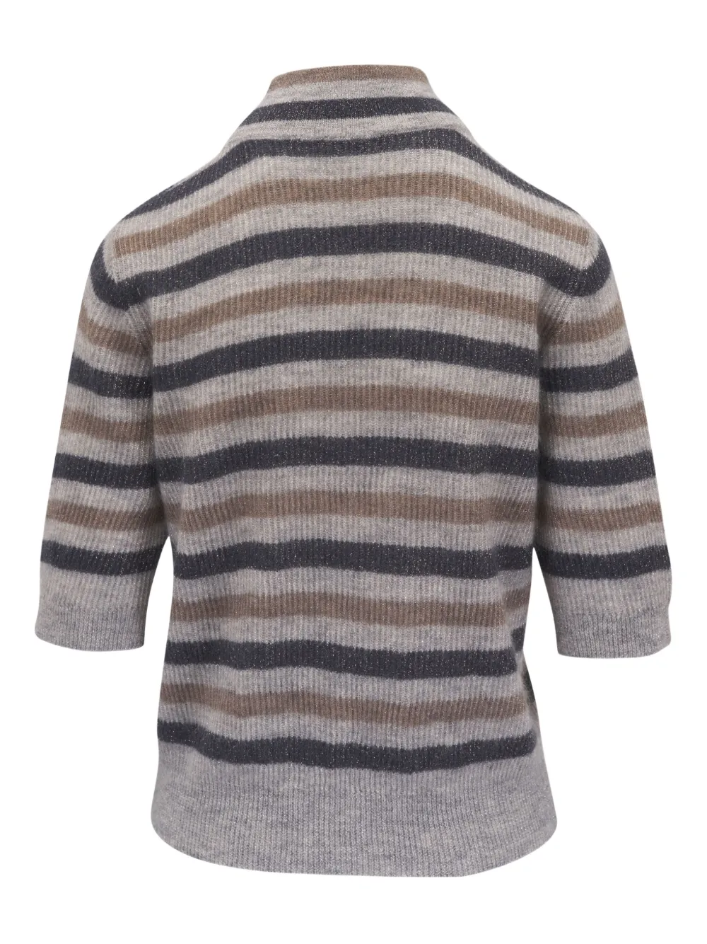 Brunello Cucinelli - Sparkling Multicolor Stripe Sweater