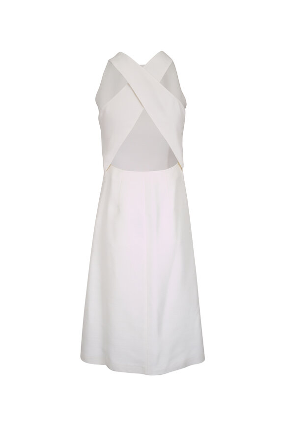 ワンピース BOTTEGA VENETA Embroidered jacquard dress Bottega Veneta Embroidered Jacquard Dress with Open Back