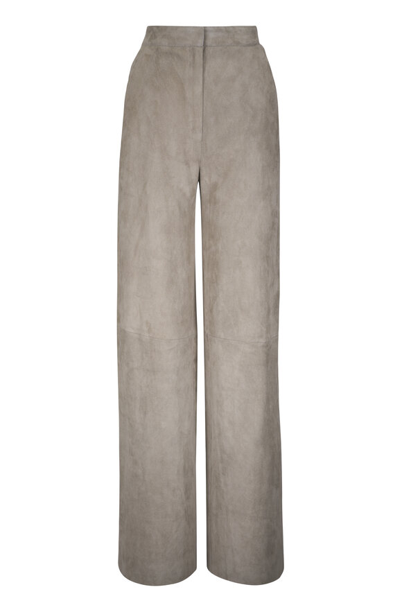 Jitrois Lauda Gray Suede Pant