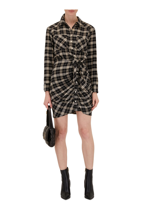 Veronica Beard - Sierra Black & White Plaid Dress 