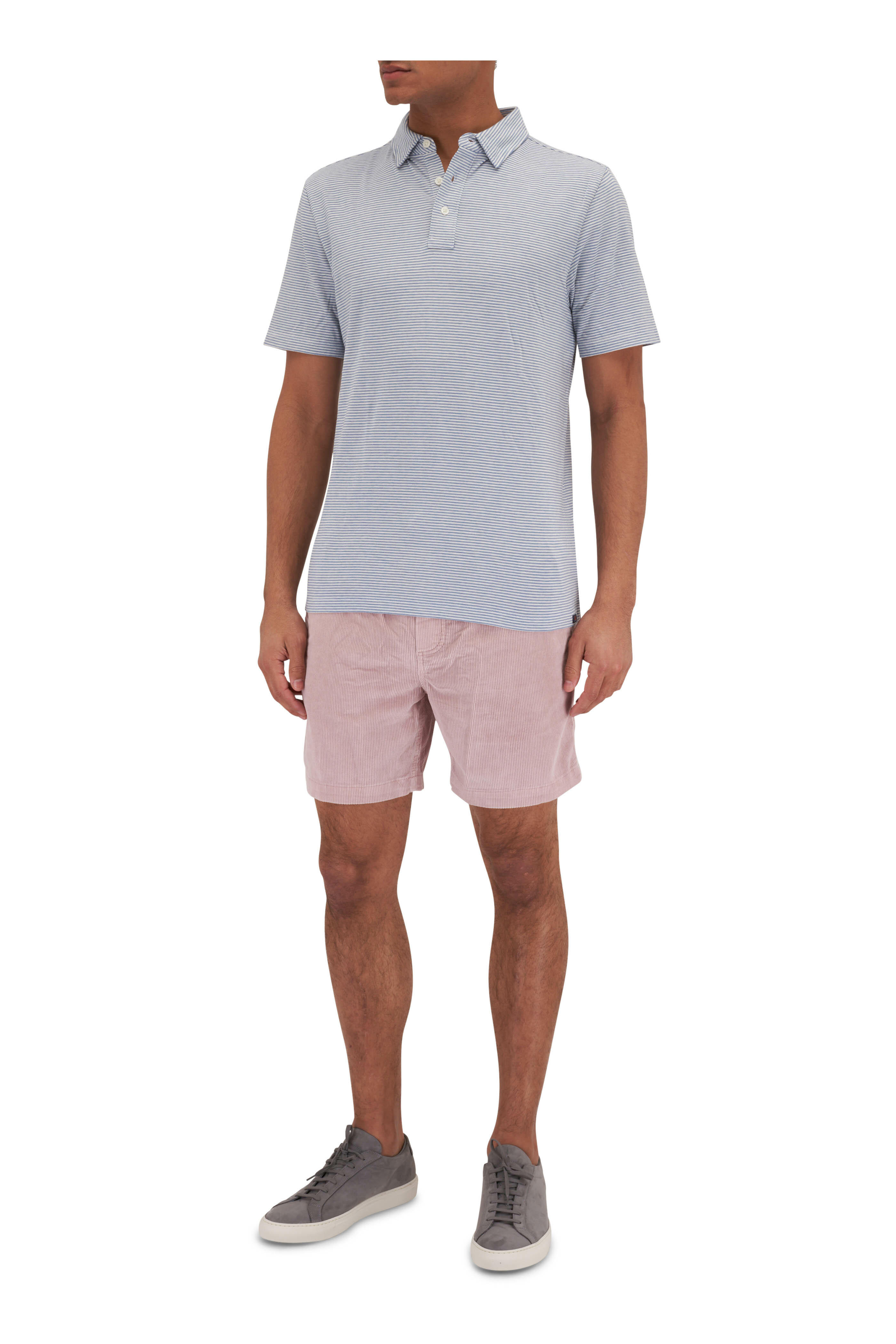 Faherty Brand Movement™ Madaket Stripe Short Sleeve Polo