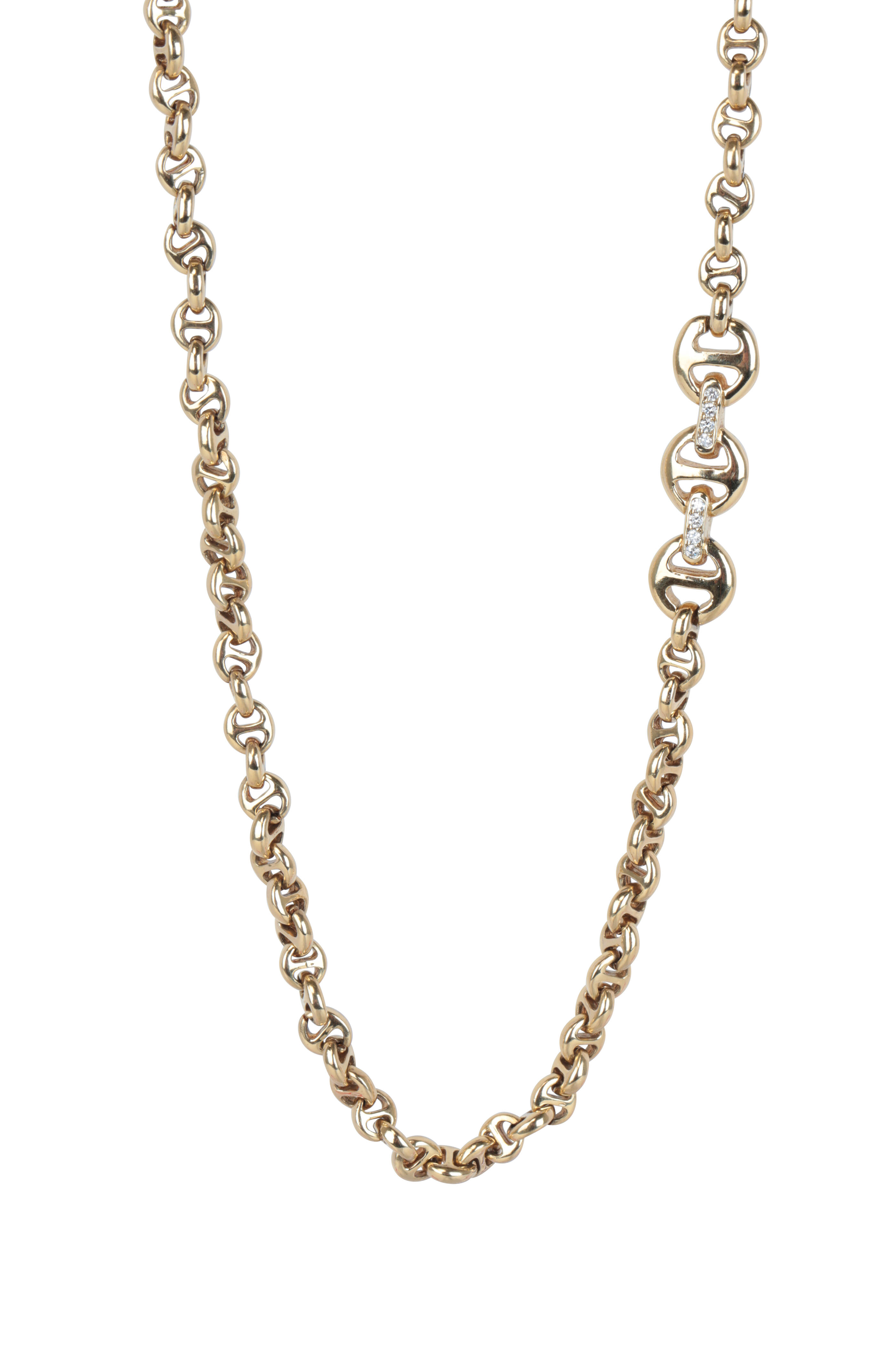 Hoorsenbuhs - 18K Yellow Gold Open Link Chain Necklace