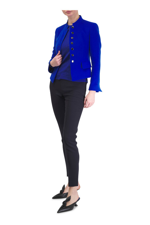 Akris Deva Royal Double-Face Wool Flannel Jacket - view 2