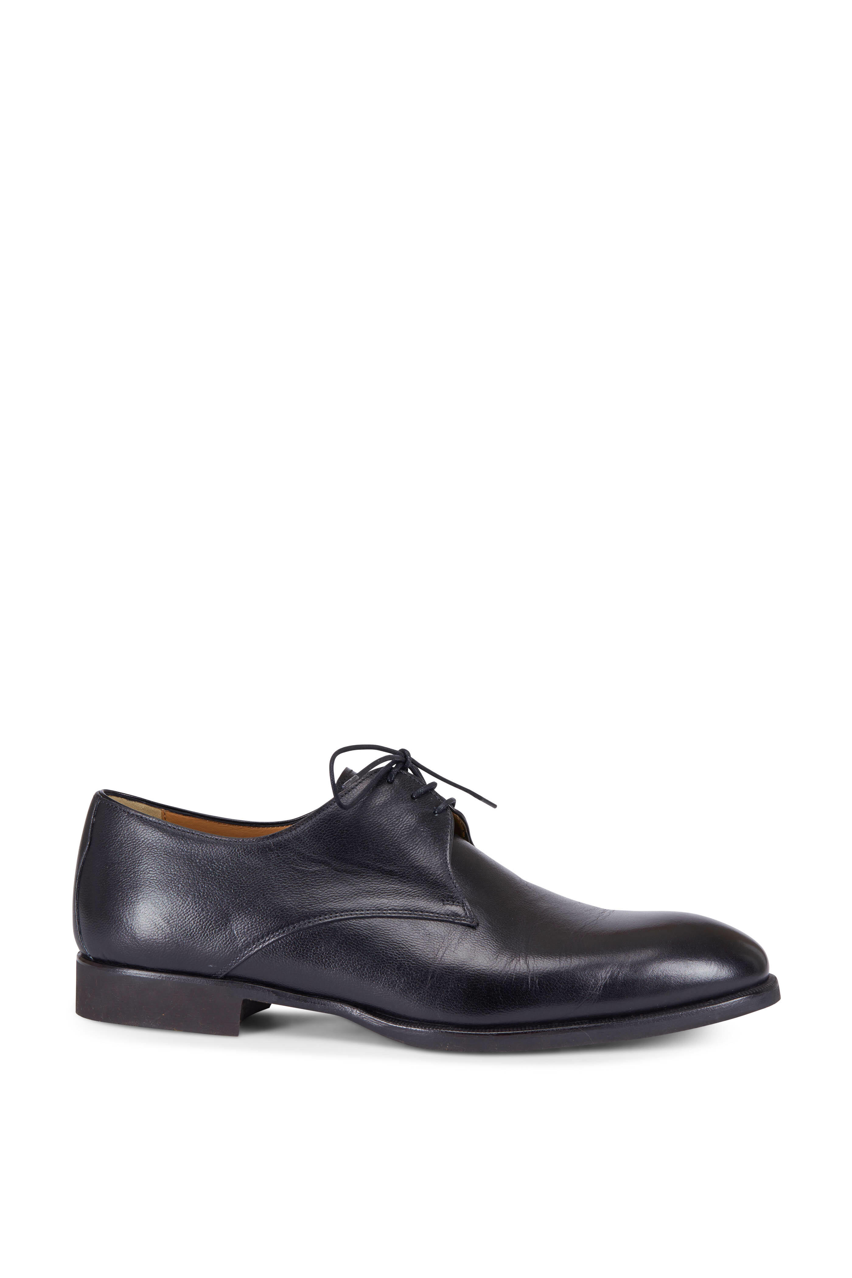 Di Bianco - Bahia Dark Brown Leather Derby Shoe | Mitchell Stores