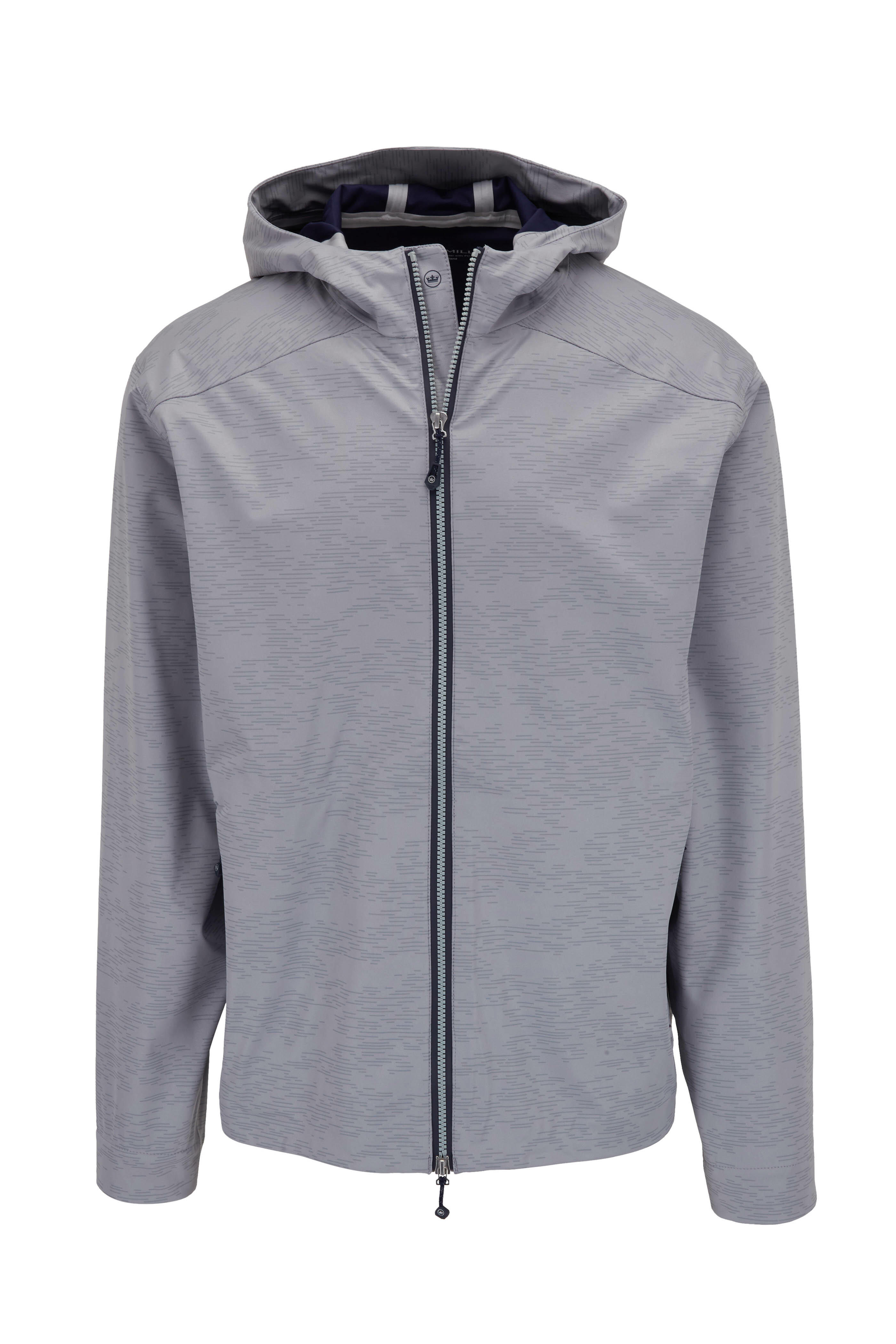 N-S Spark Full Sleeve Mens Grey Hooded Jacket, Size: M To Xxl at