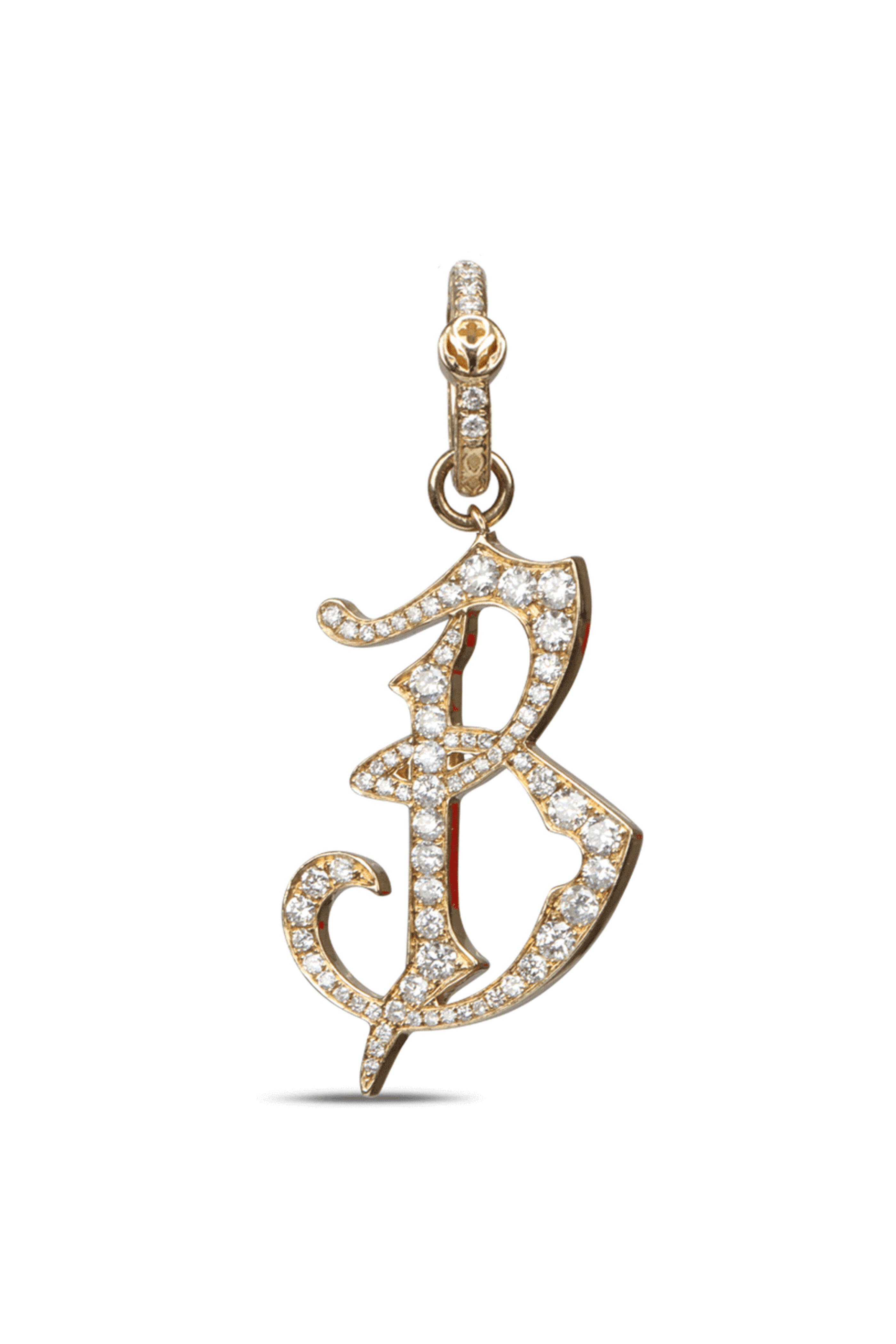 Loree Rodkin - B Gothic Initial Pendant