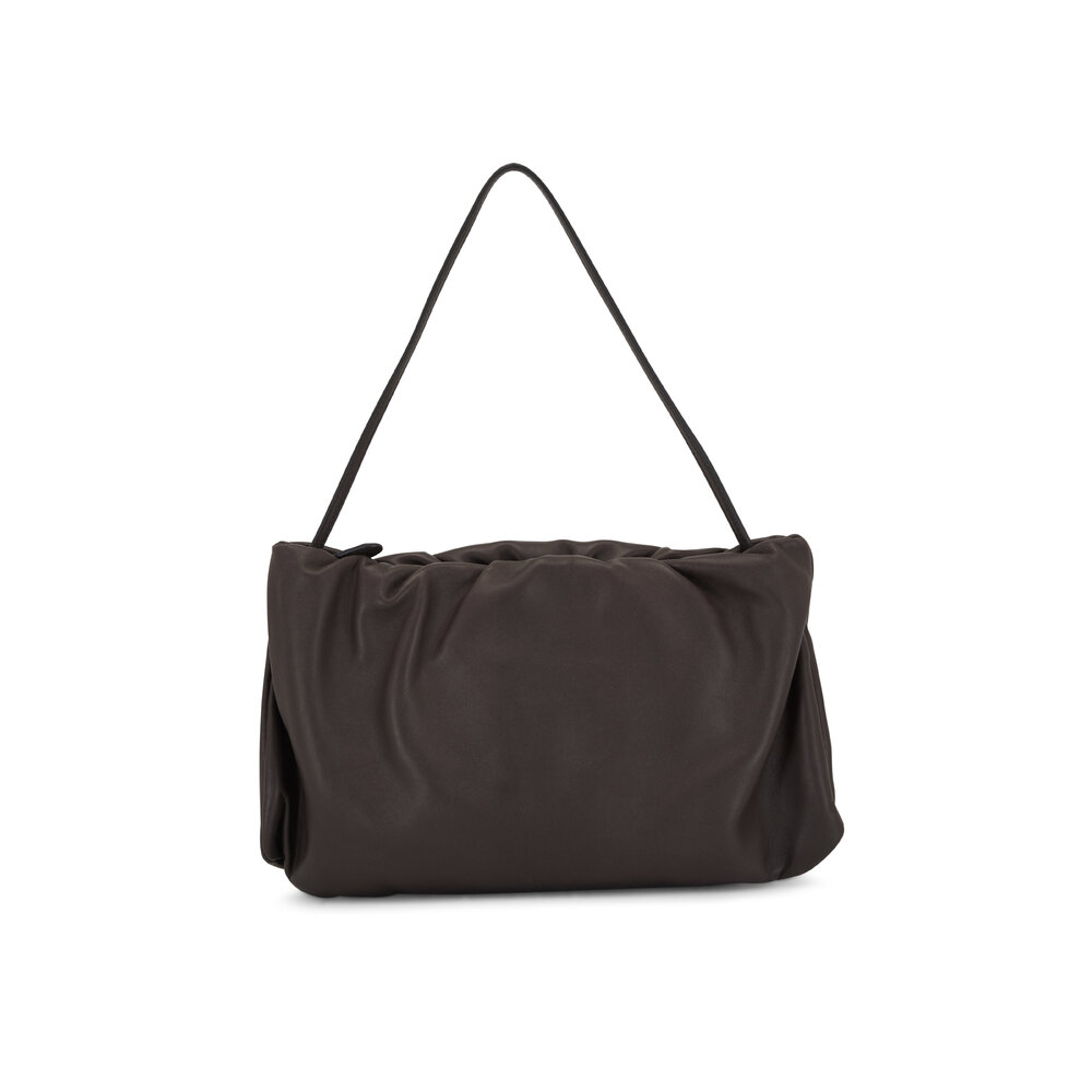 【入手困難】THE ROW ザロウ XL Bourse Clutch Bag in Leather Bourse Clutch Bag Black in Leather – The Row