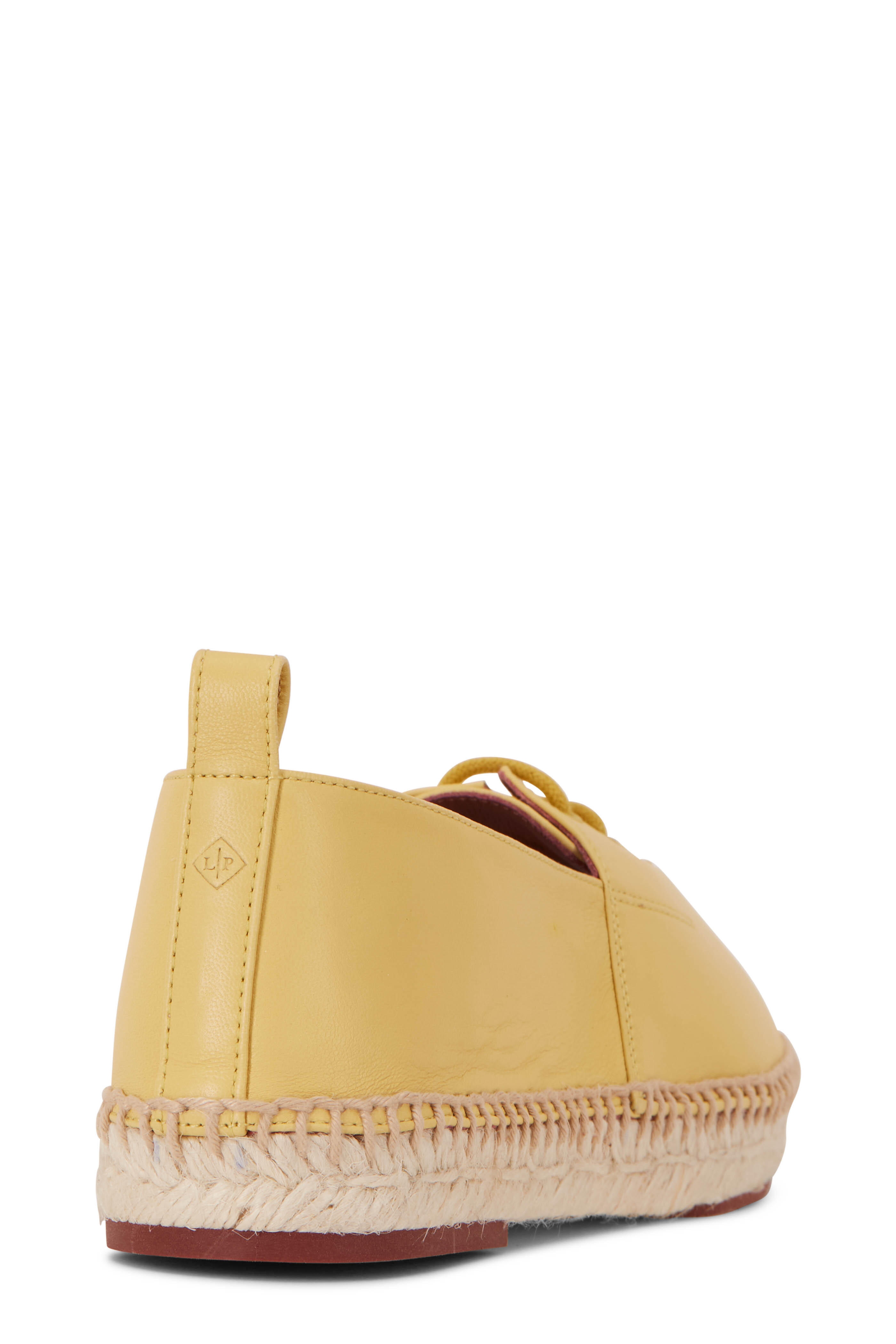 Loro Piana - Buttercup Leather Lace Up Espadrilles