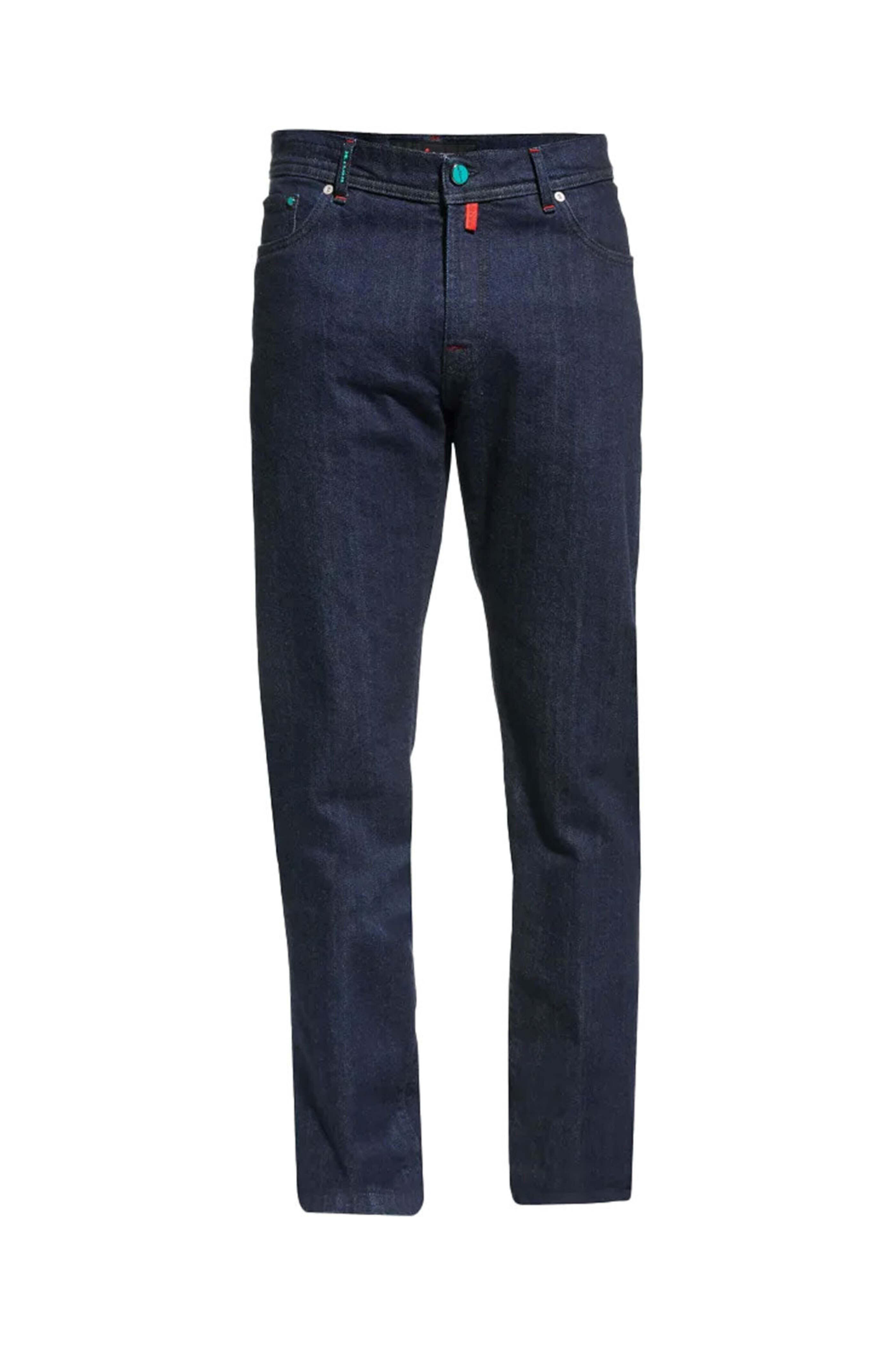 Kiton - Dark Navy Slim Straight Denim Pant